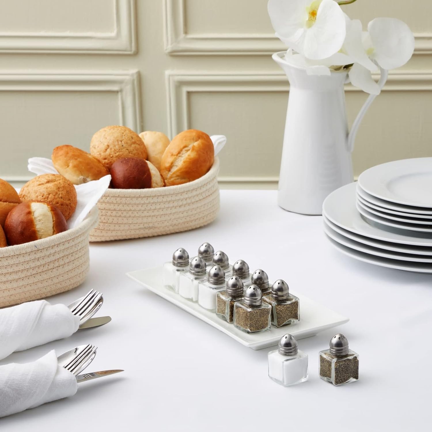 Juvale Set of 24 Mini Salt and Pepper Shakers