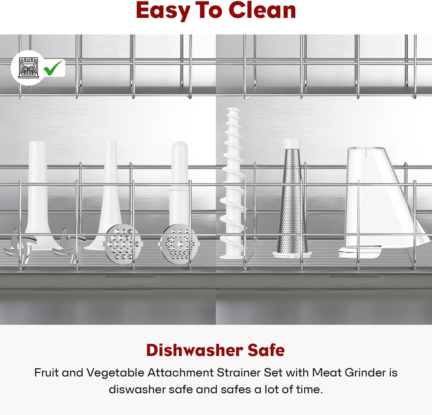 Cofun Fruit Veg Strainer for Kitchenaid Mixer