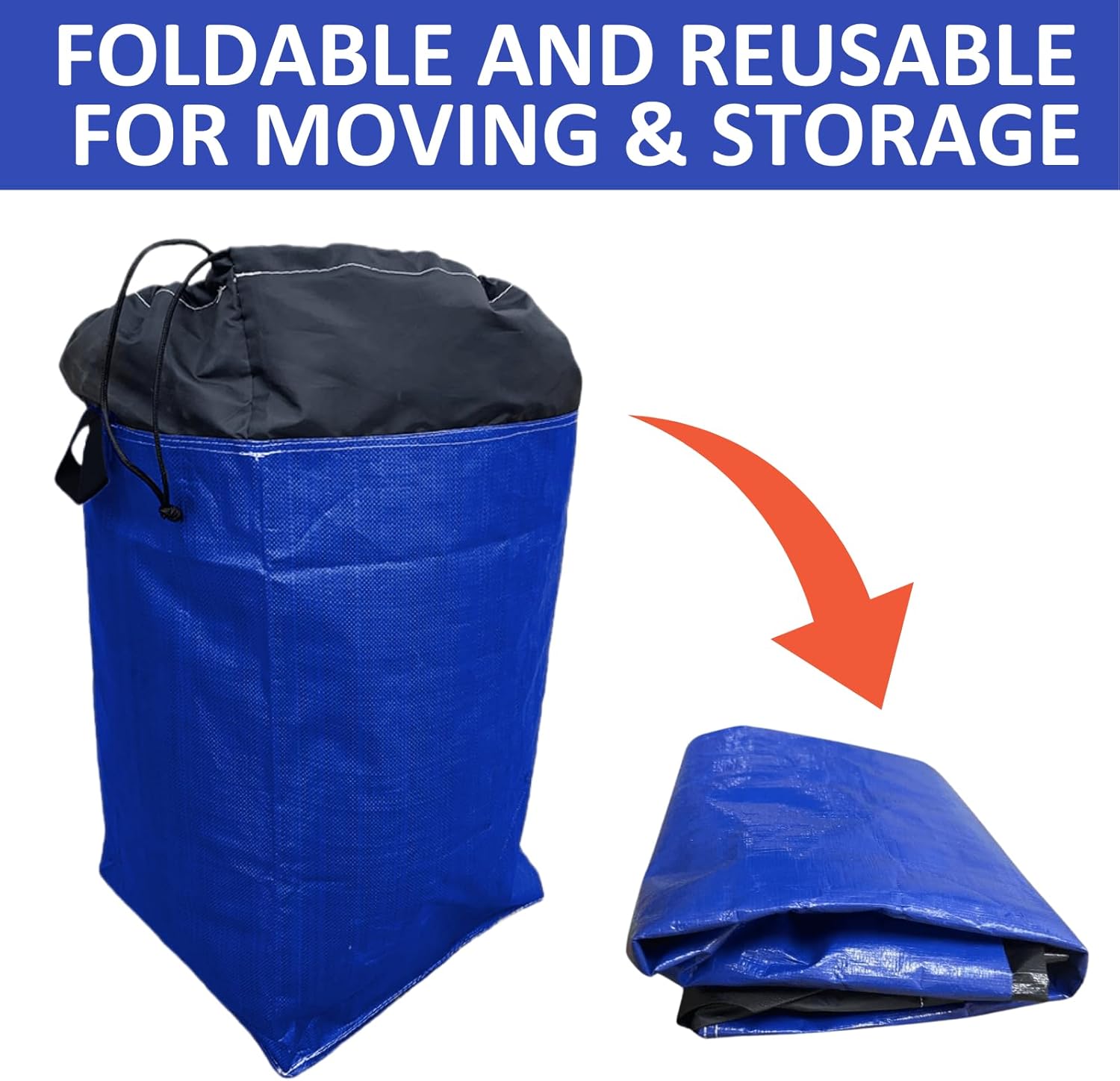 BBJ WRAPS Moving Bags Extra Large 66 Gallon Set of 2