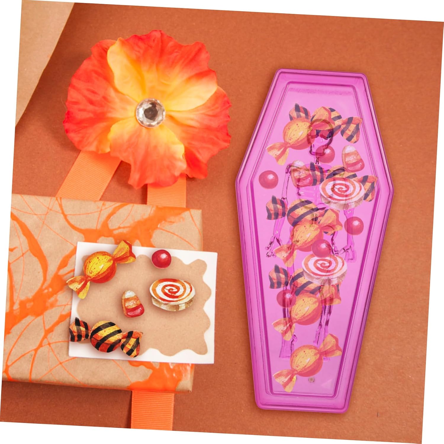 Unomor Halloween Candy Box Coffin Design