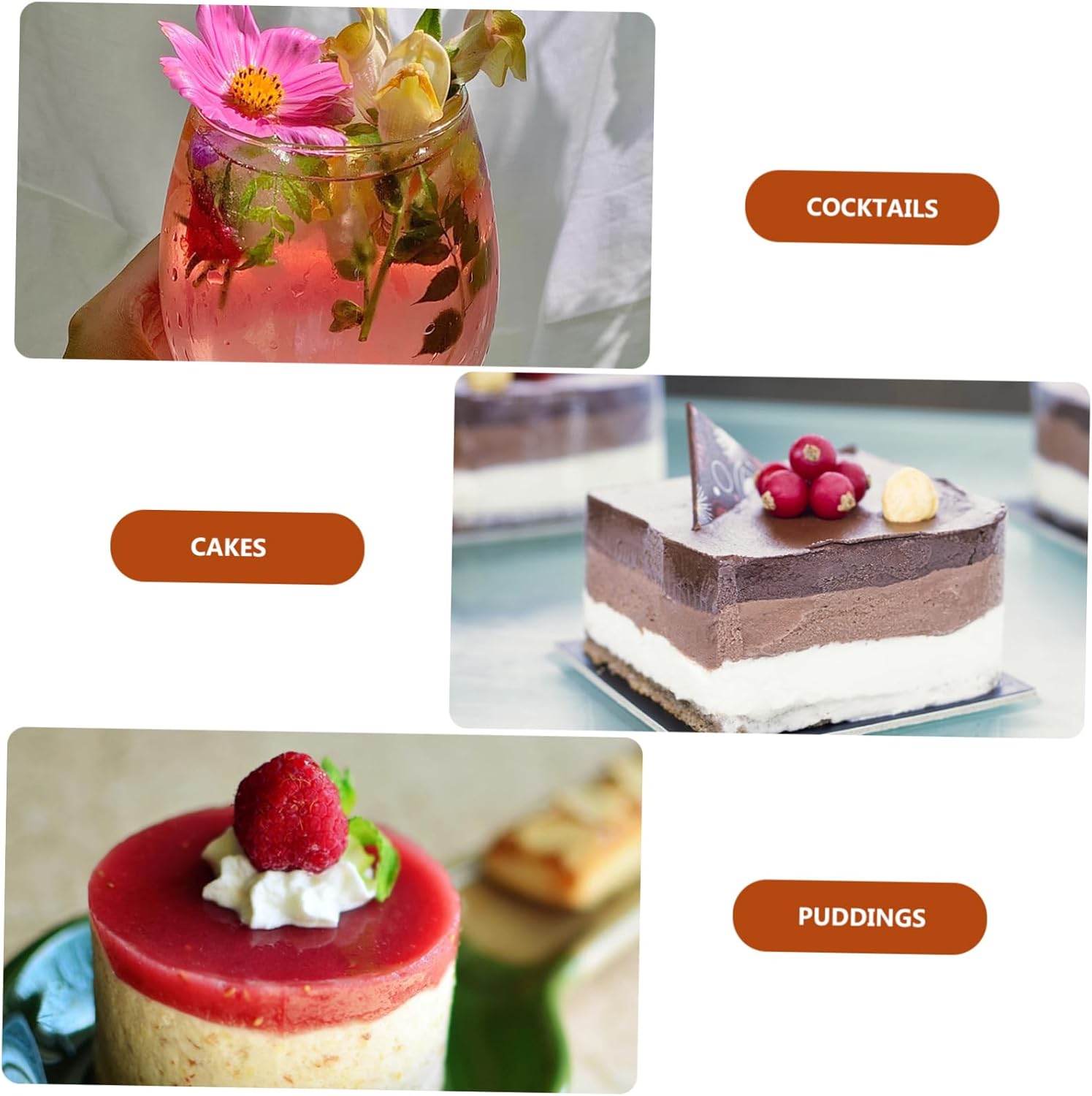OKUMEYR 1pc Ceramic Dessert Goblet Cup