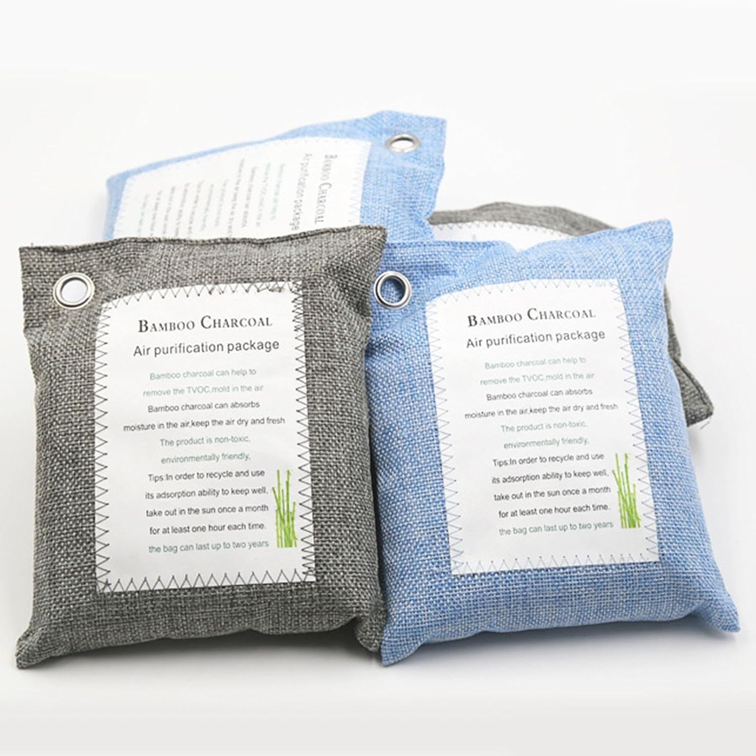 Charcoal Shoe Deodorizer Bag 500g Gray