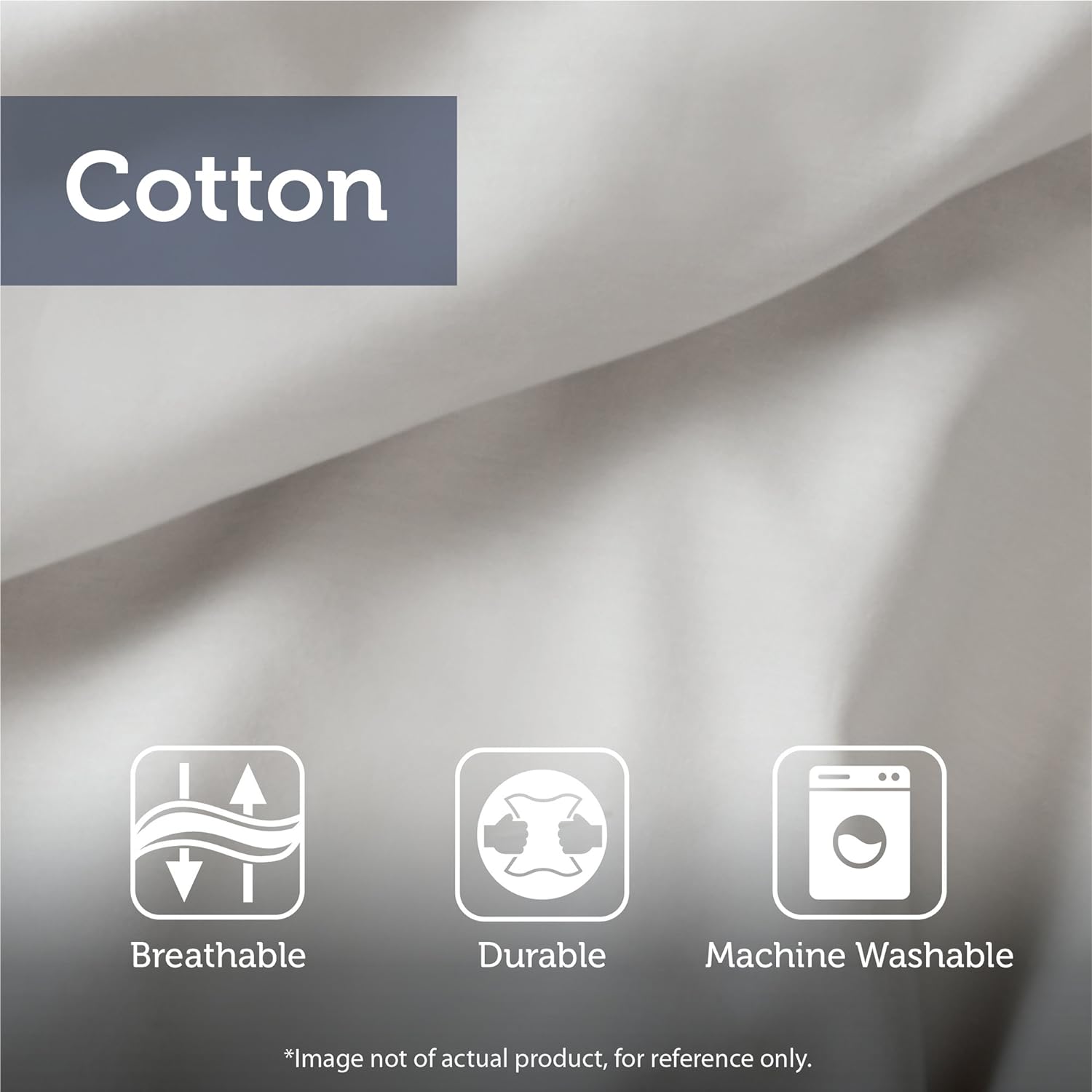 Reversible Cotton Quilt Set for Kids - 5 Piece Cloud Blue