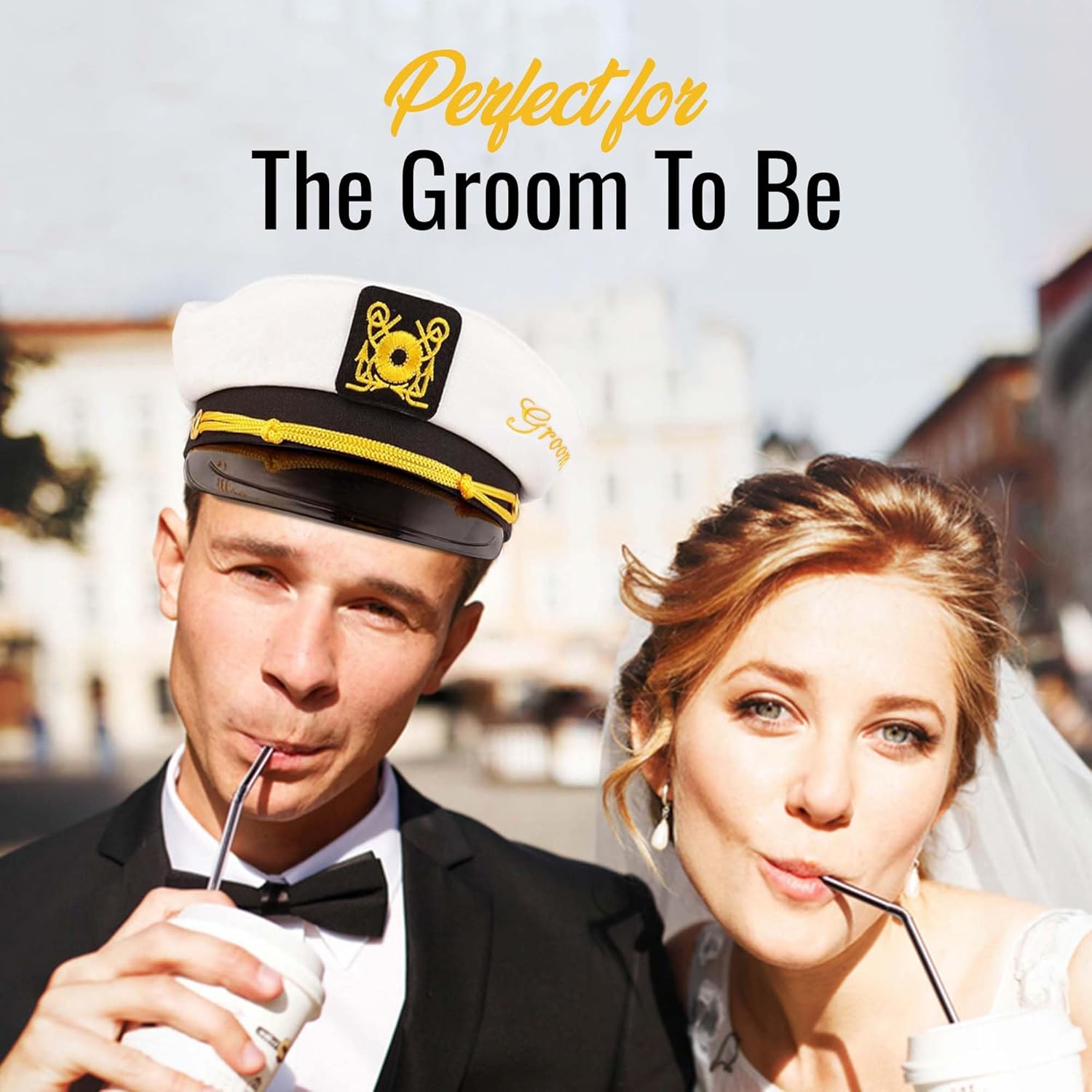Bachelor Party Captains Hat - Groom to Be Nautical Headwear