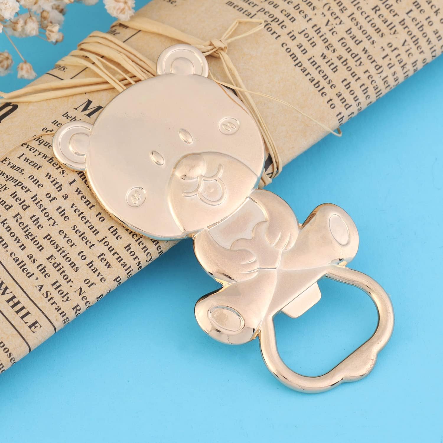 15 Pack Bear Bottle Opener Baby Shower Favor