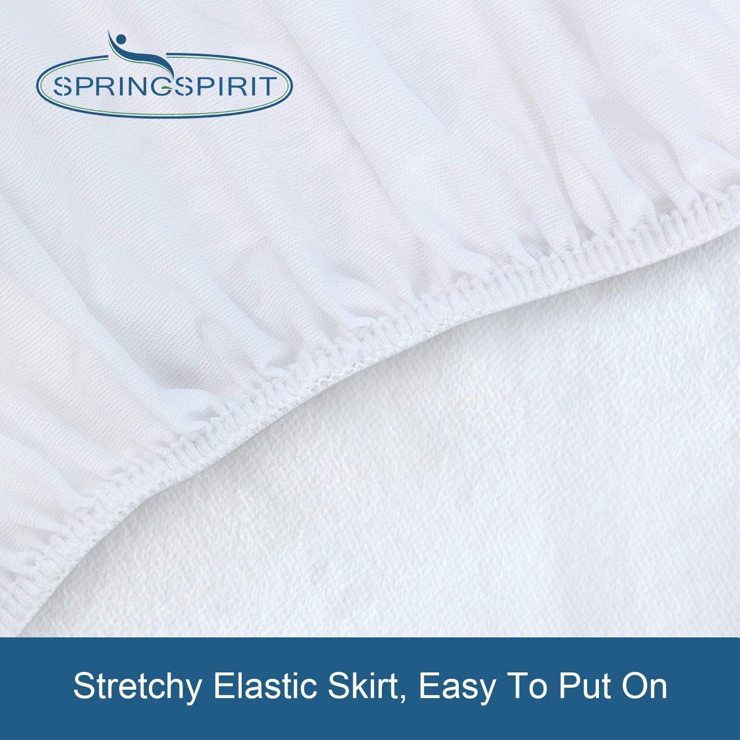 Queen Mattress Protector Waterproof Breathable Fitted Sheet