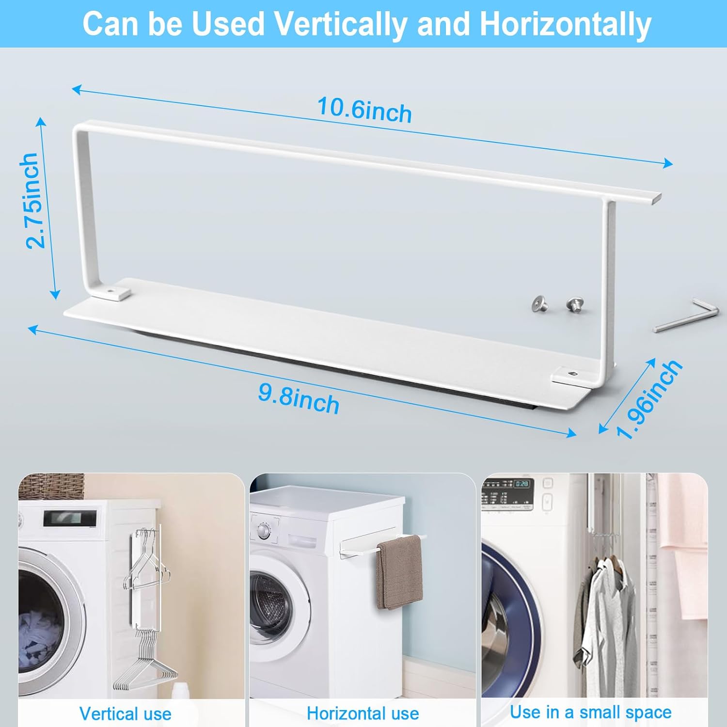 Magnetic Hanger Organizer 2 Pack for Laundry Room
