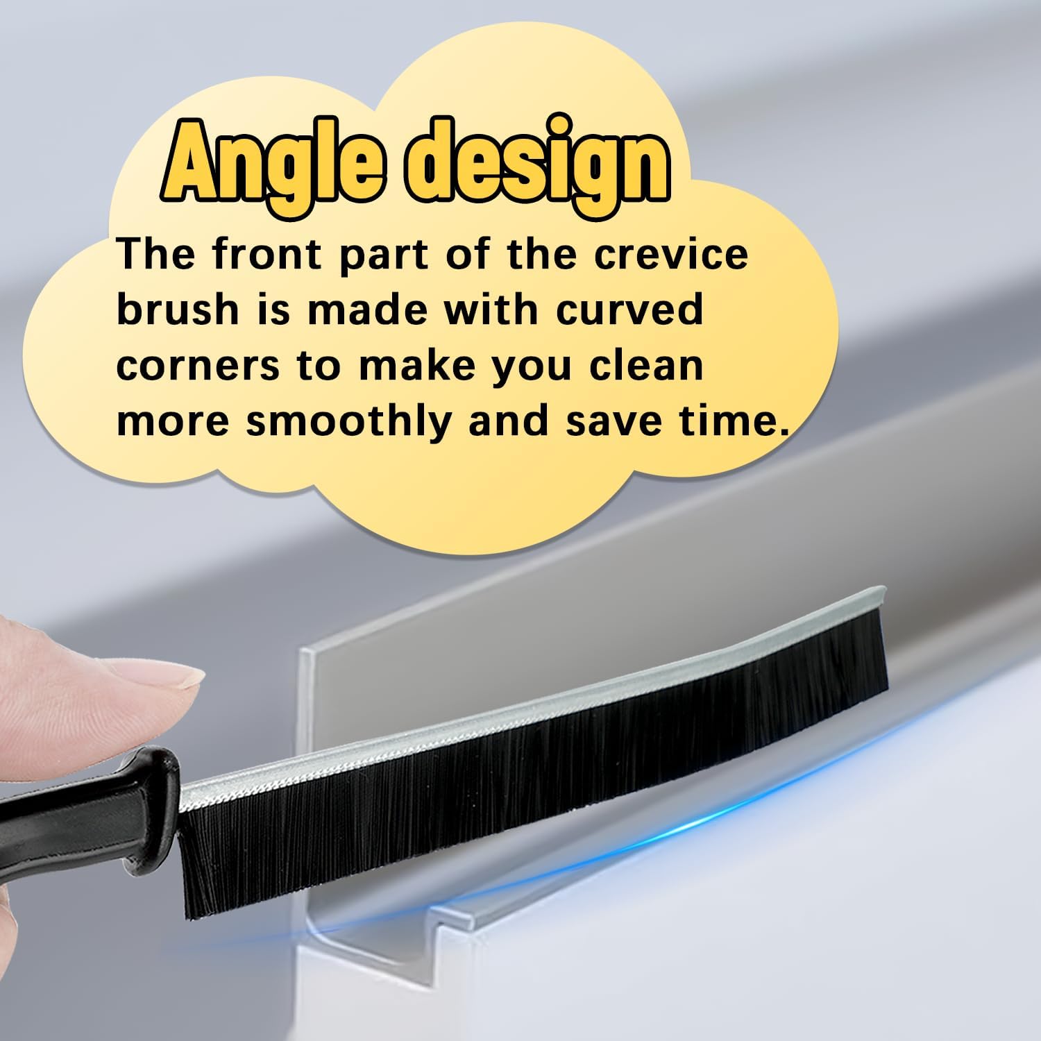 Pinsit Crevice Cleaning Brush Set 4Pcs with Hooks