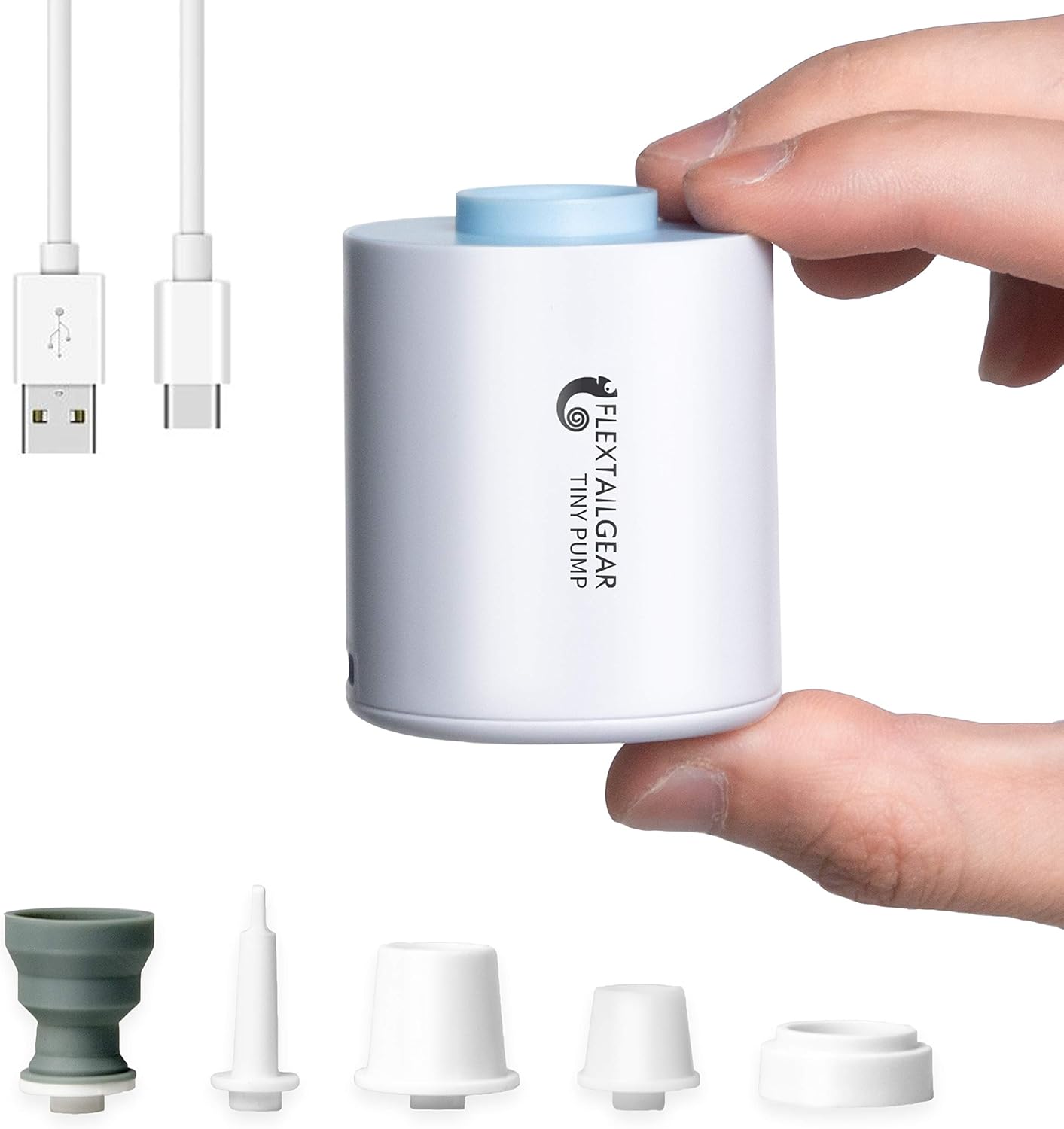 FLEXTAILGEAR Ultra Mini Air Pump with USB Rechargeable Battery