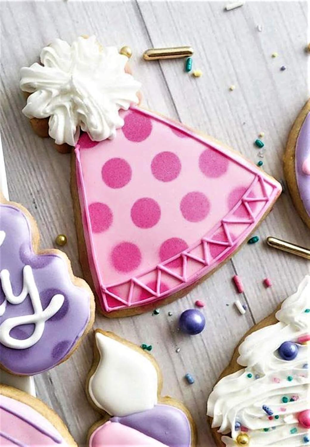 Birthday Party Hat Cookie Cutter 4 Inch Made in USA