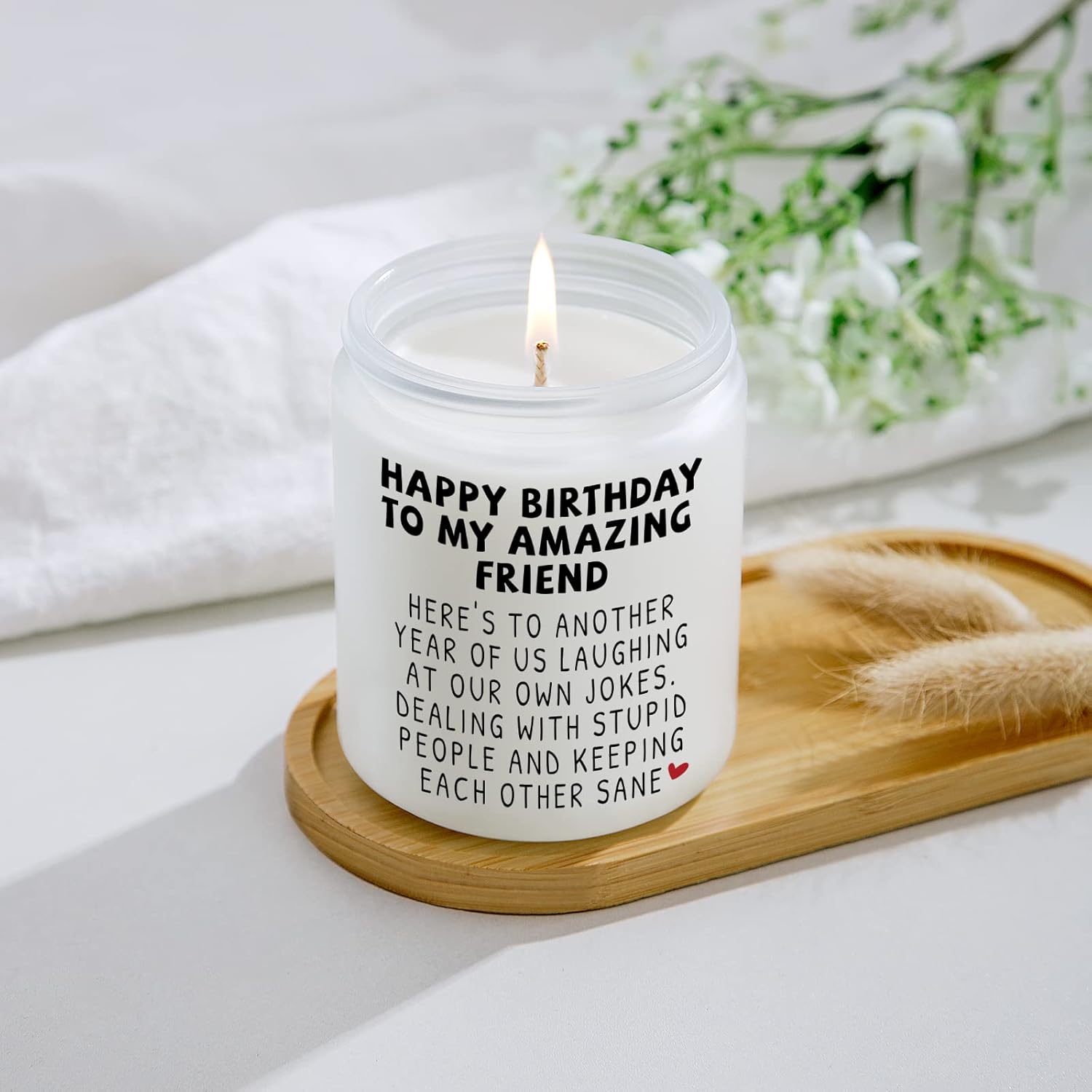 Jonico Lavender Candle Birthday Gift for Women