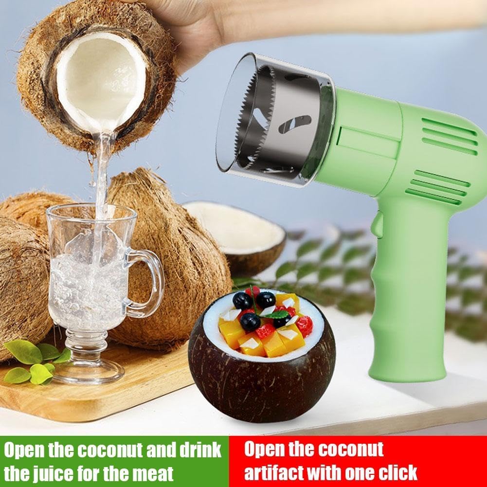 Automatic Coconut Opener with Stainless Steel Blade