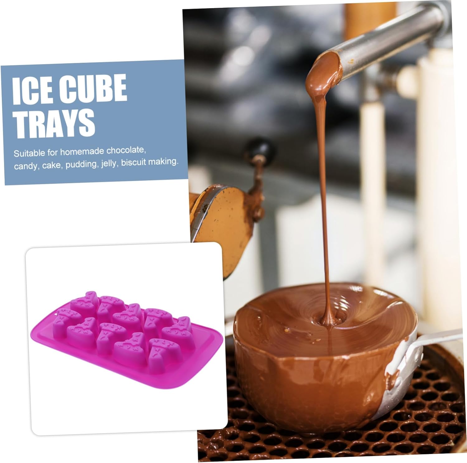 Garneck Witch Hat Chocolate Mold Ice Cube Tray