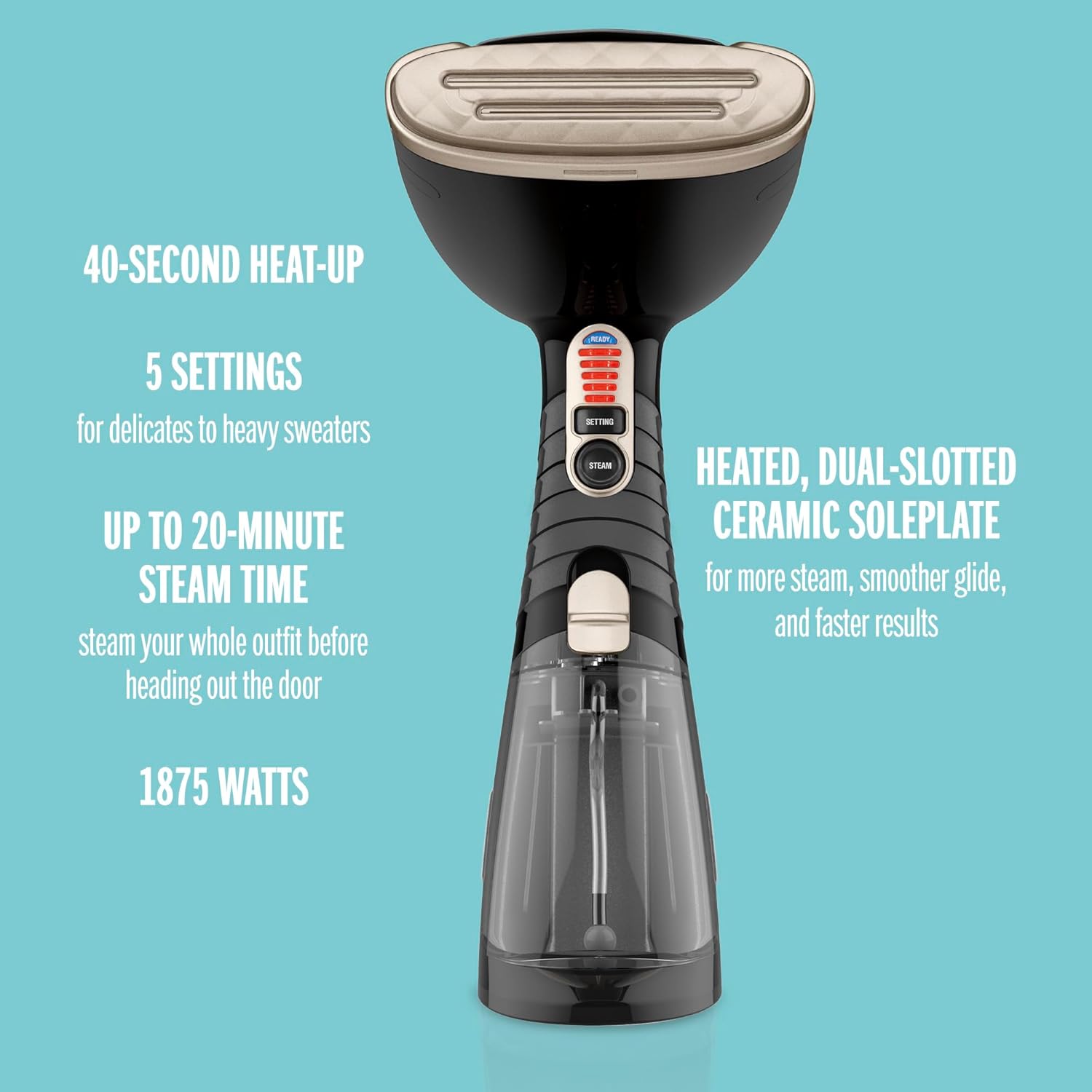 Conair Turbo ExtremeSteam Garment Steamer 1875W Black