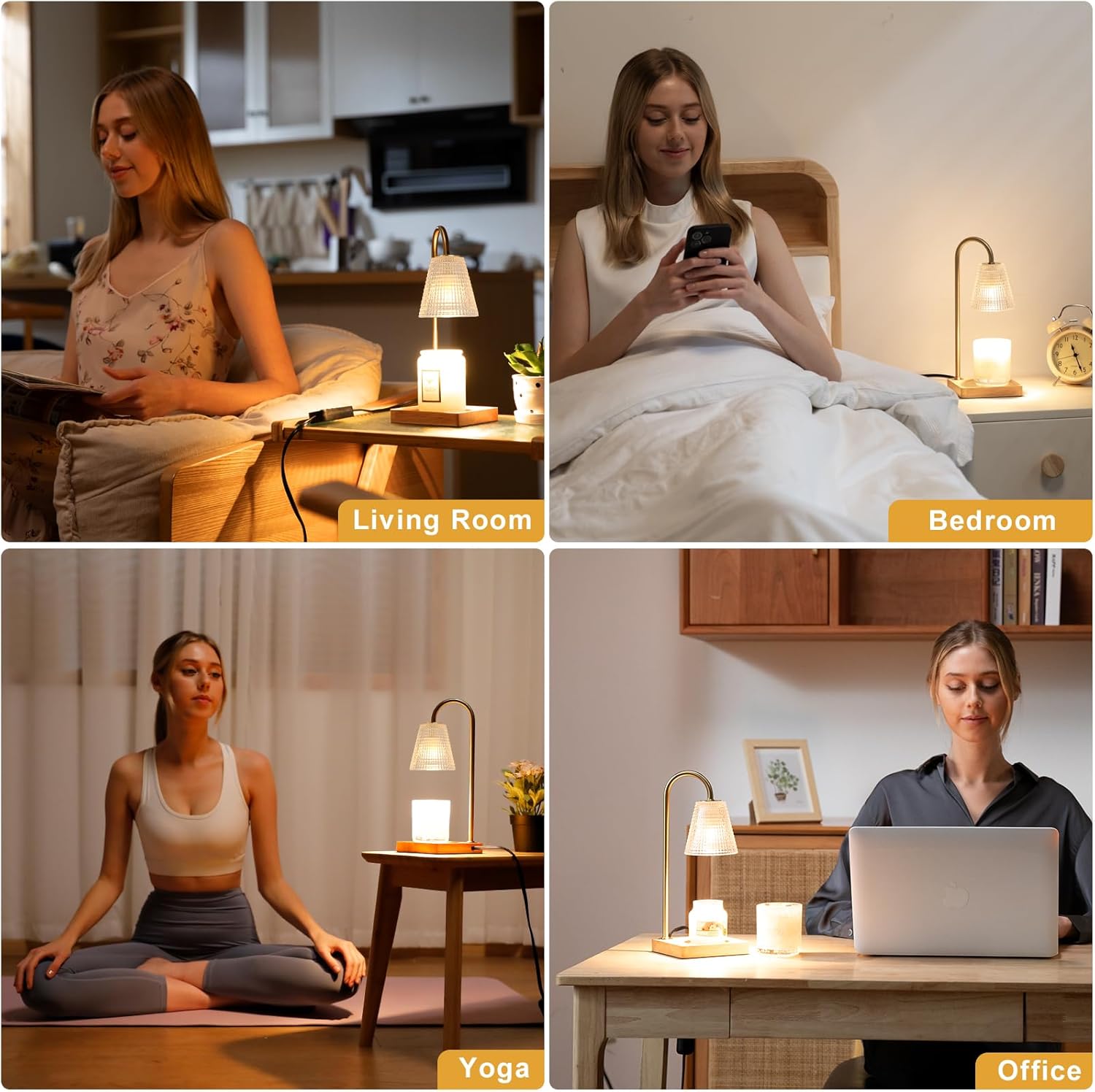 Hong-in Candle Warmer Lamp with Timer Dimmer
