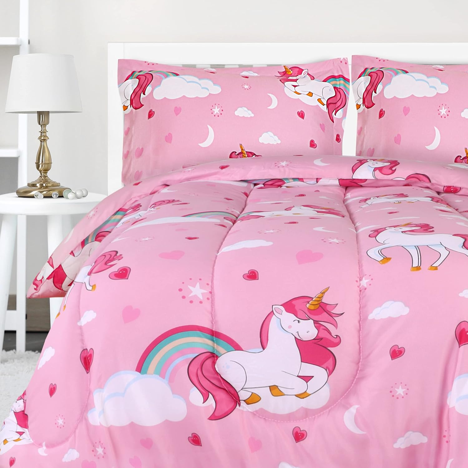 Utopia Bedding Unicorn Comforter Set Twin Size