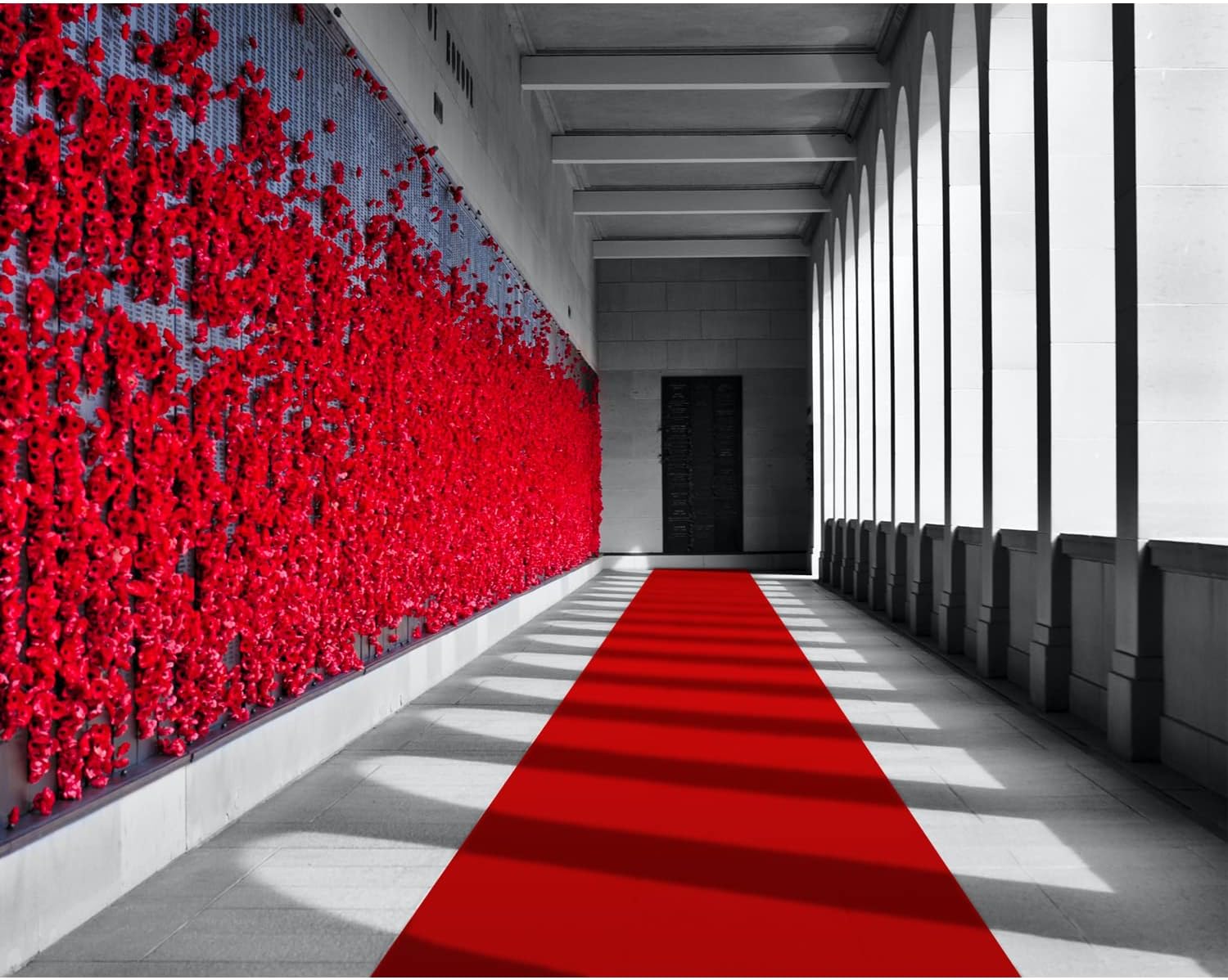 EZLucky Red Carpet Runner 26X30 ft Hollywood Red
