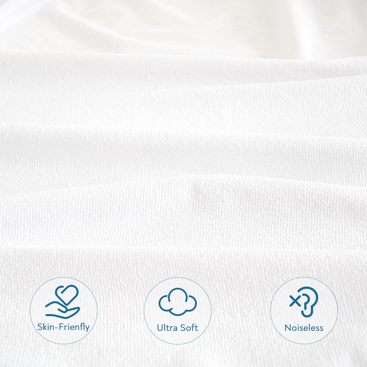 Queen Mattress Protector Waterproof Breathable Fitted Sheet