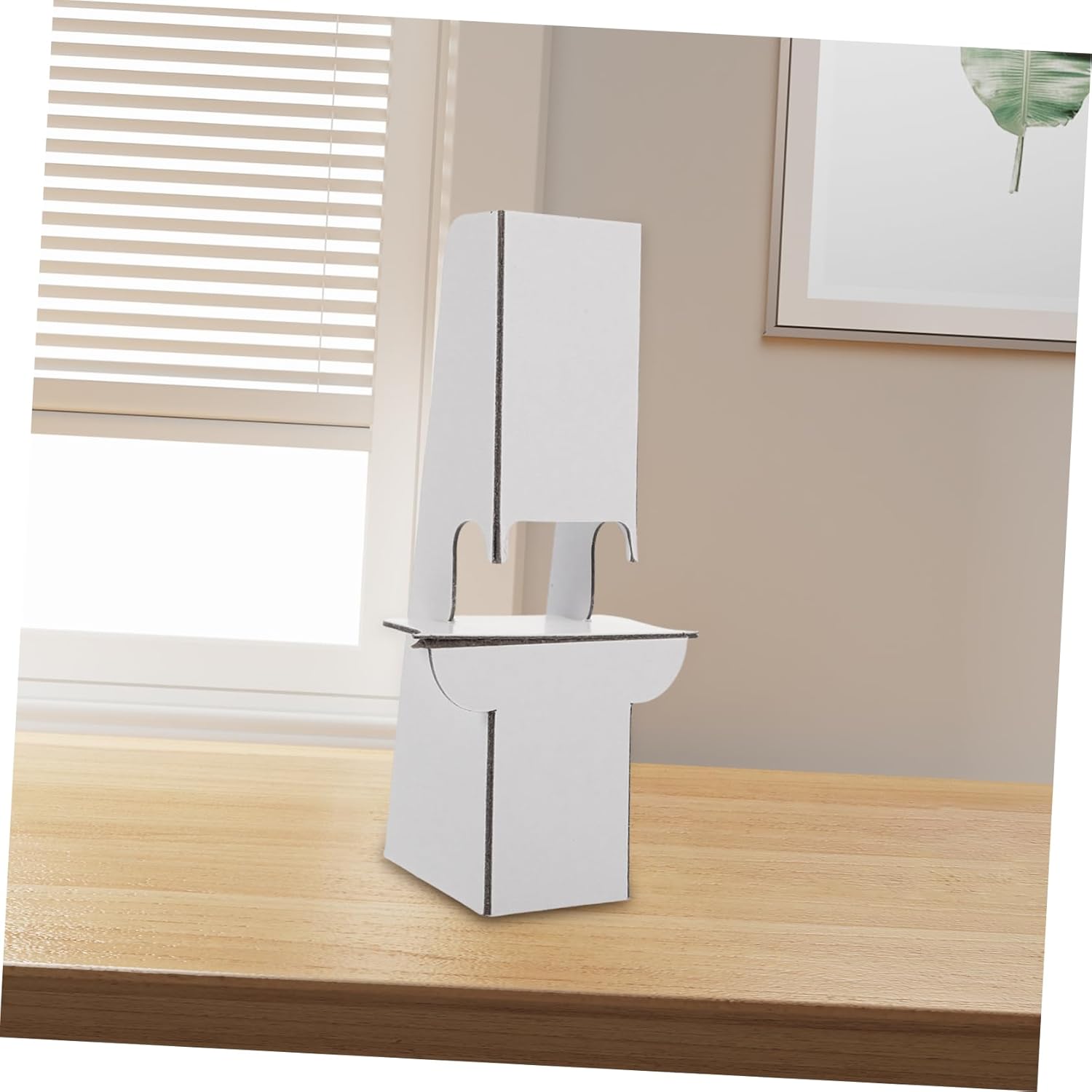 Housoutil Mini Frame Craft Cardboard Display Easel Stand 12pcs