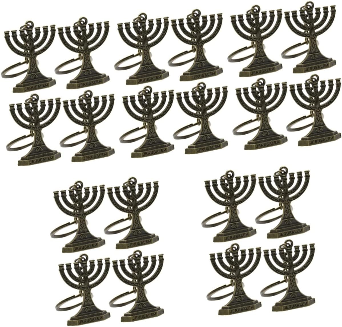 20 Pcs Hanukkah Key Ring Tote Purse Gift Ornaments