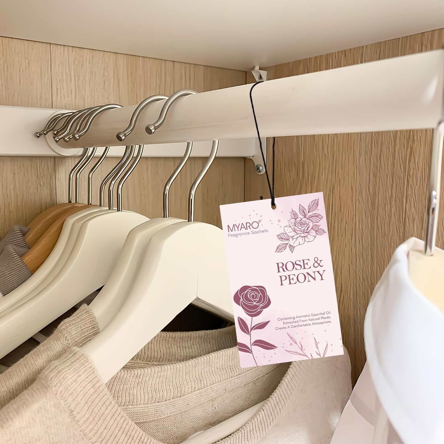 MYARO 12PCS Scented Sachets for Closet Drawer Freshness
