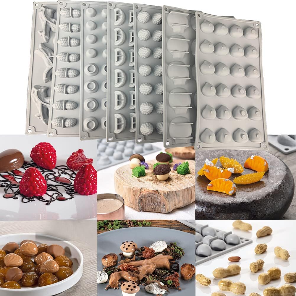 EUBUY Fruit Snack Silicone Molds for DIY Crafts