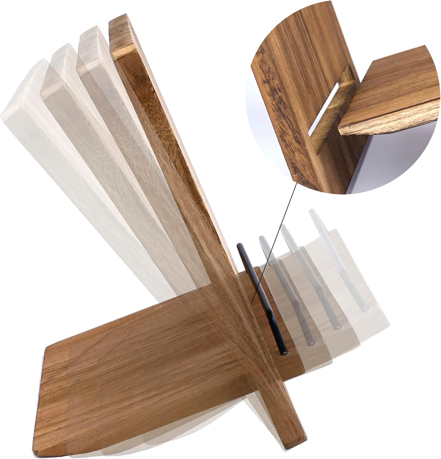 Wood Cookbook Stand for Kitchen Use