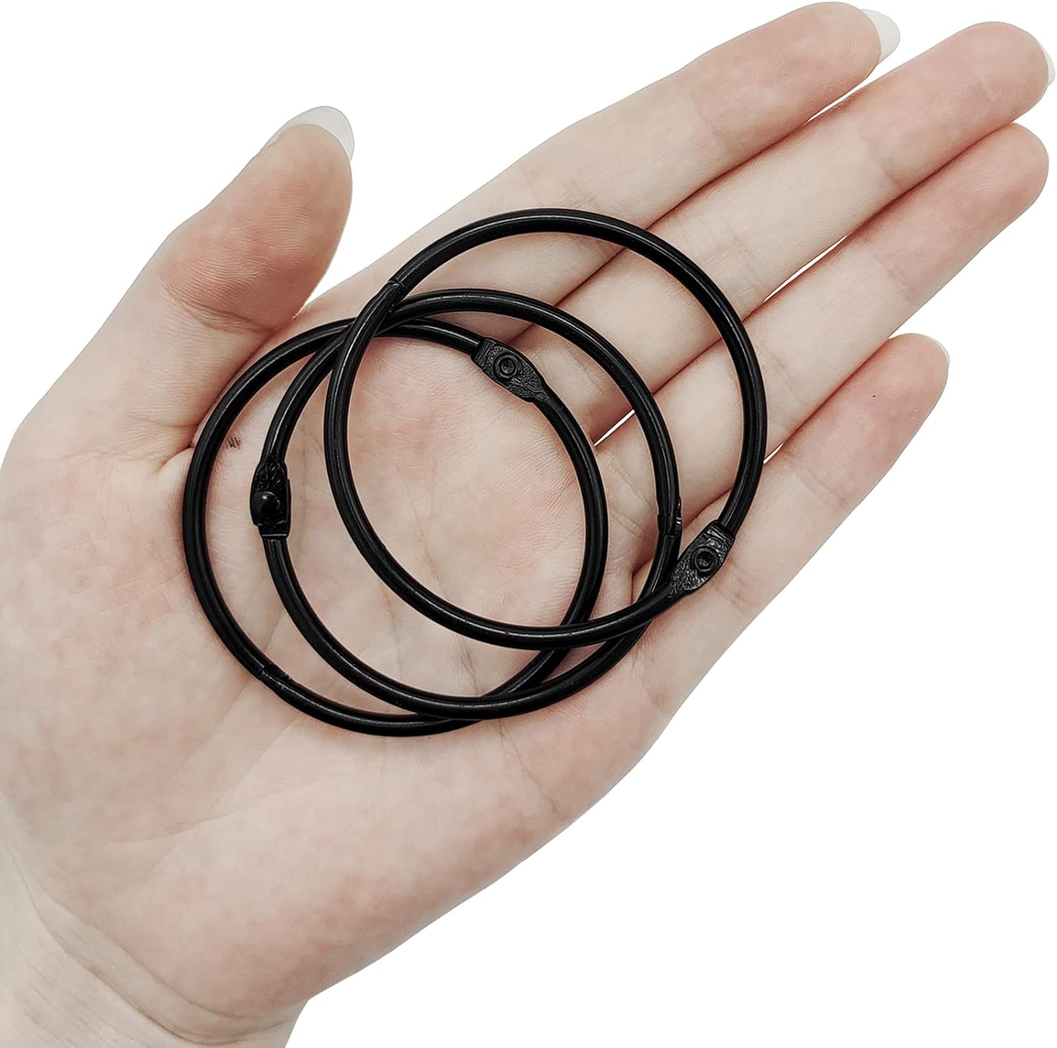 Shower Curtain Hooks Rings 24 Pcs Rustproof Metal for Curtain