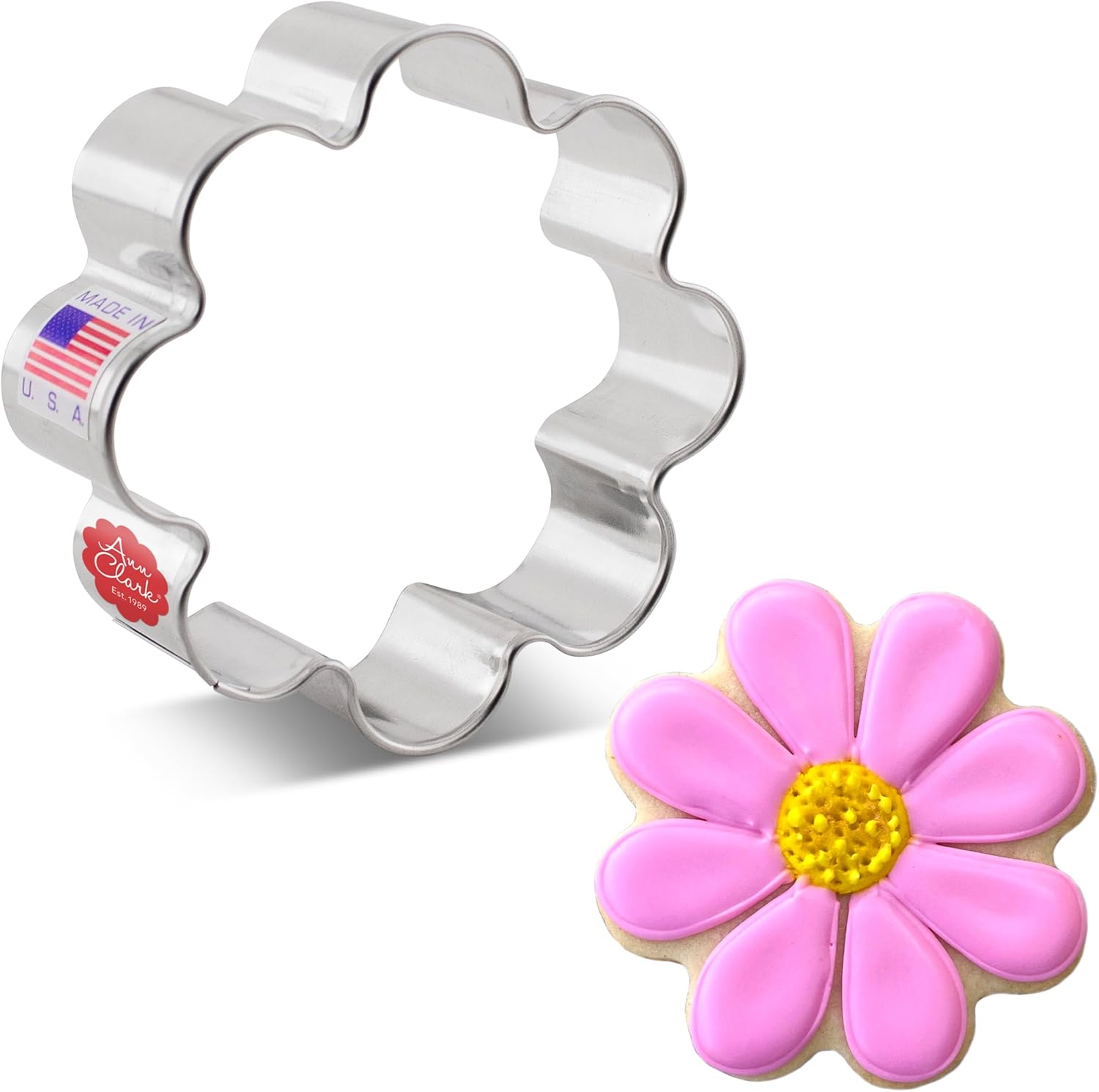 Spring Flower Mothers Day Cookie Cutter 3 inch Made in USA