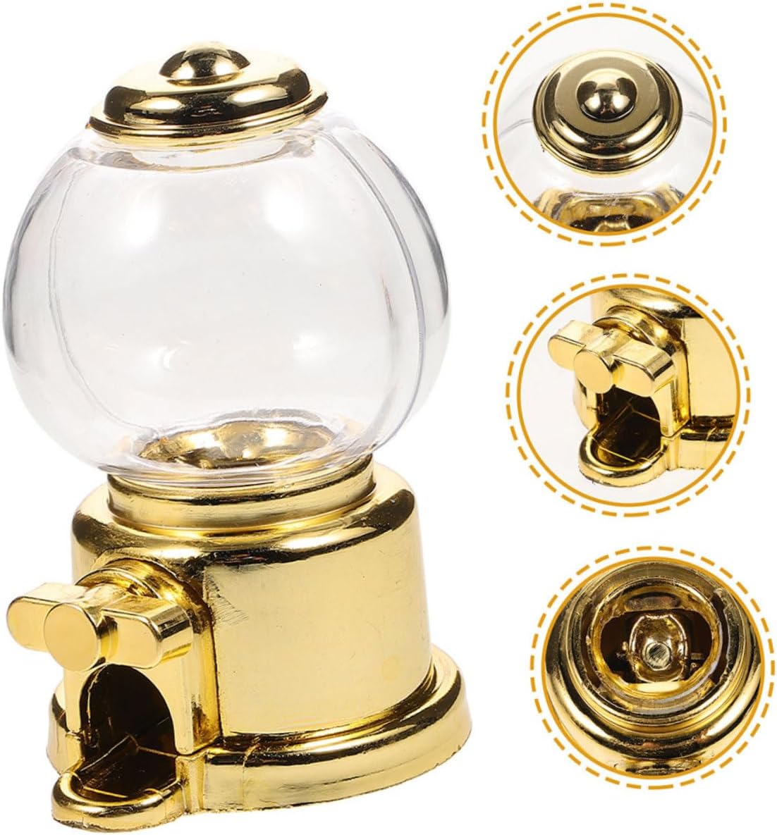 Unomor 12pcs Wedding Candy Box with Spinning Gumball Dispenser