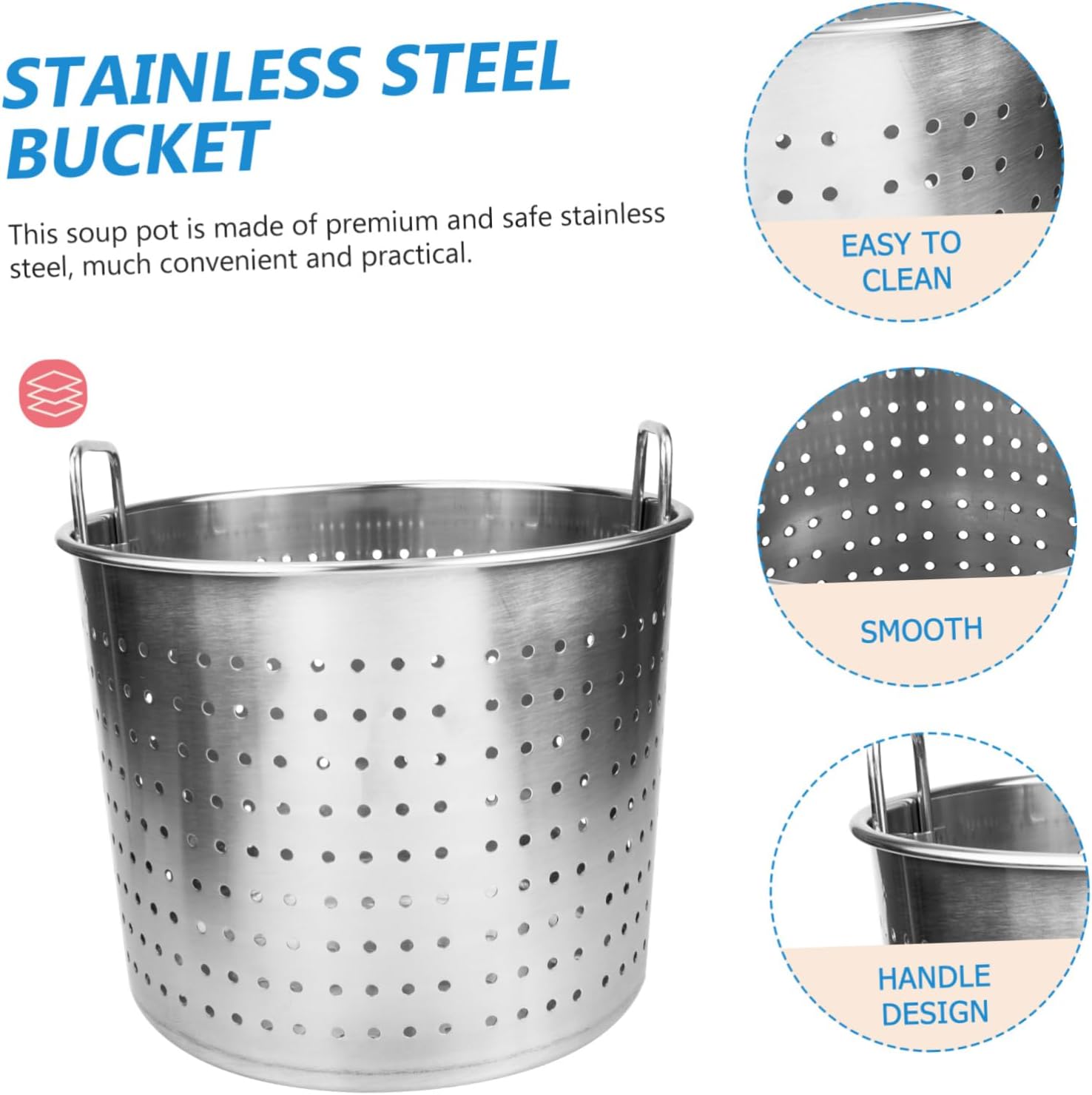 RORPOIR Premium Stainless Steel Crawfish Steamer