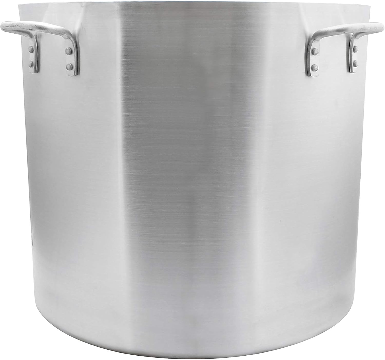 Restaurant Essentials 160 Quart Aluminum Stock Pot with Riveted Handles