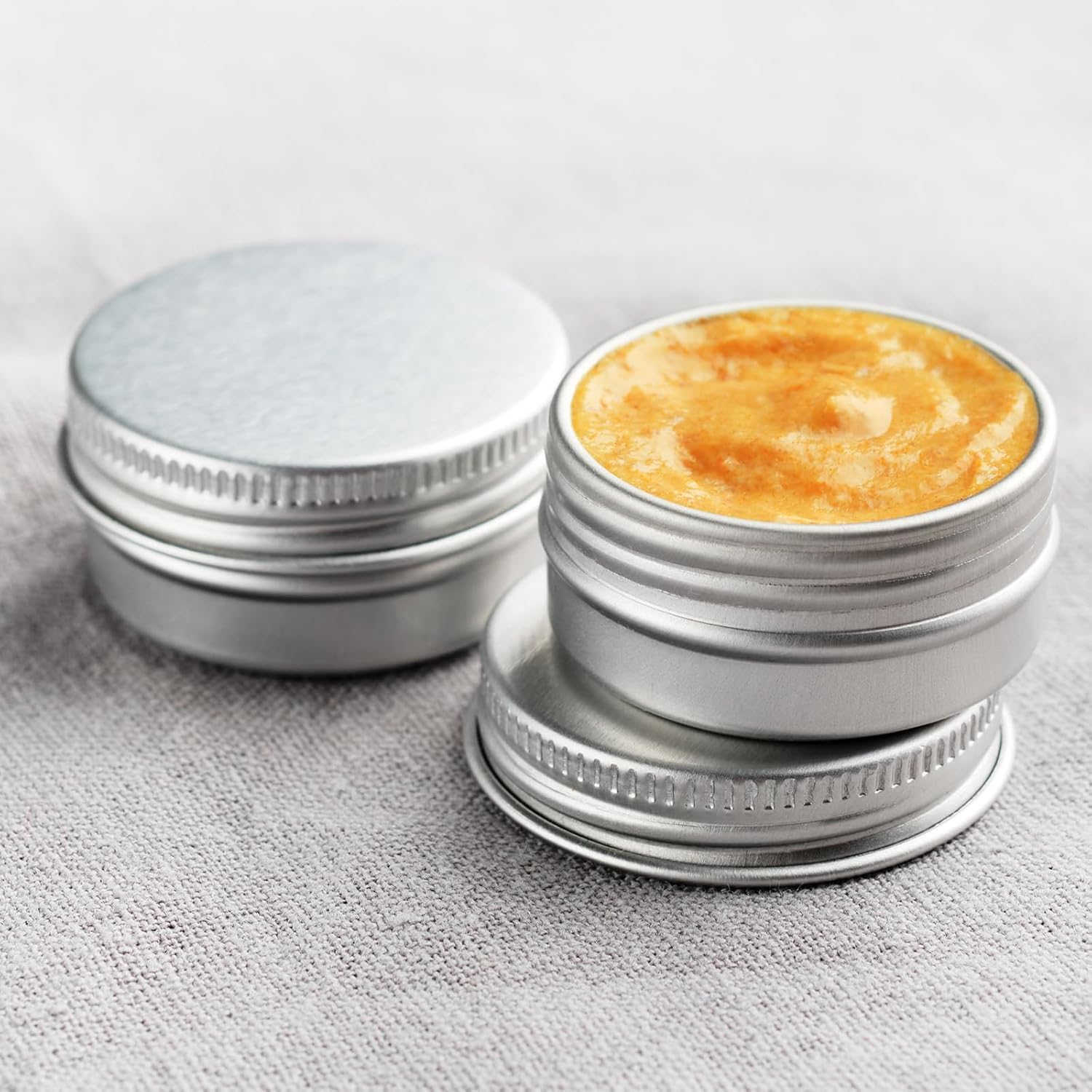 Uxcell 2 Oz Aluminum Tin Cans 48 Pcs Gold Set