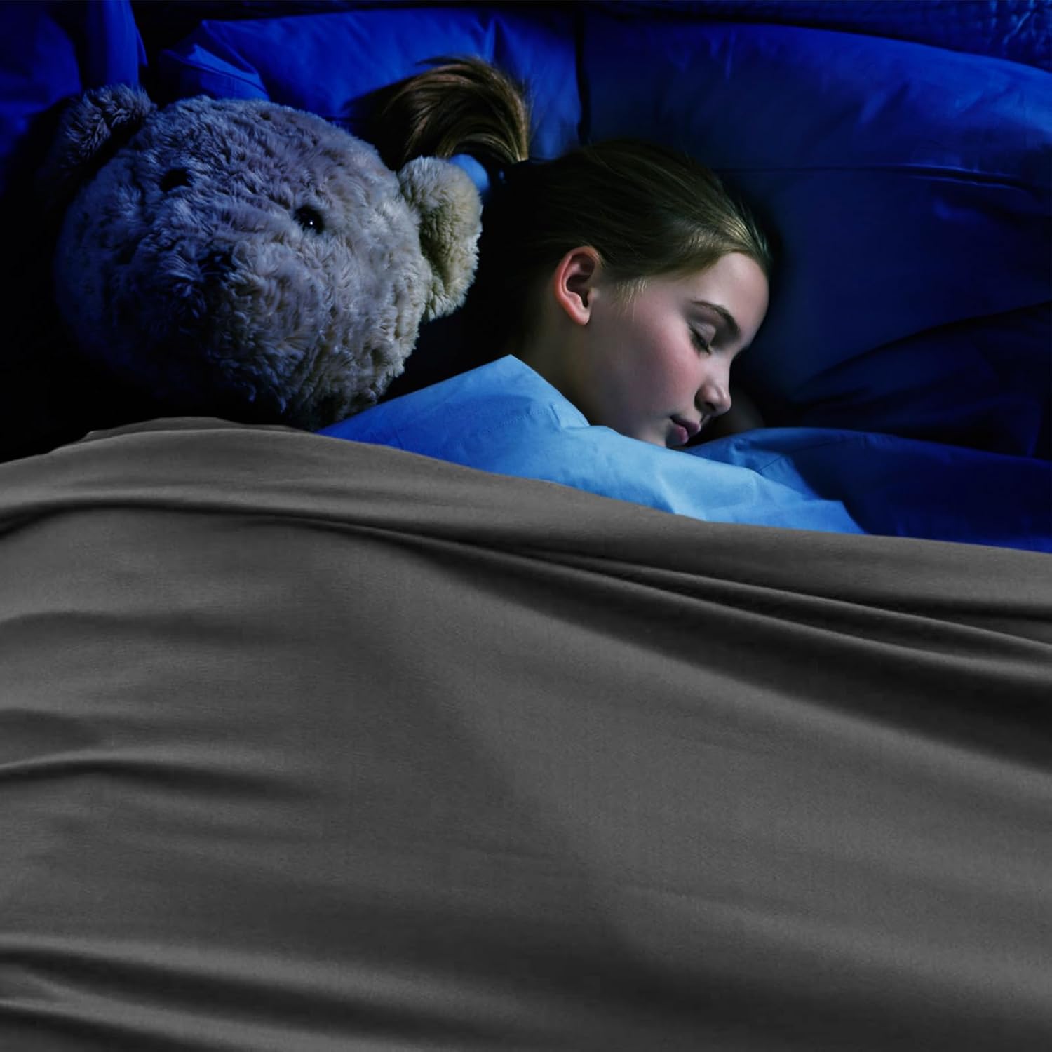 Ntomtuex Sensory Bed Sheet for Weighted Blanket Comfort 38x60