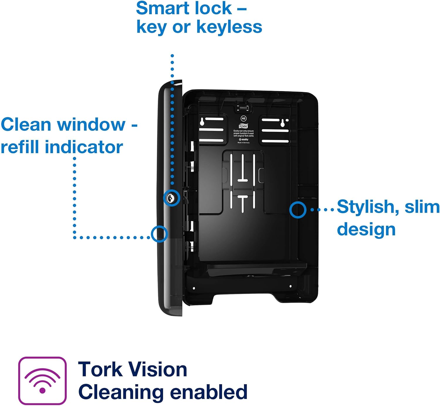Tork Xpress Multifold Hand Towel Dispenser Black