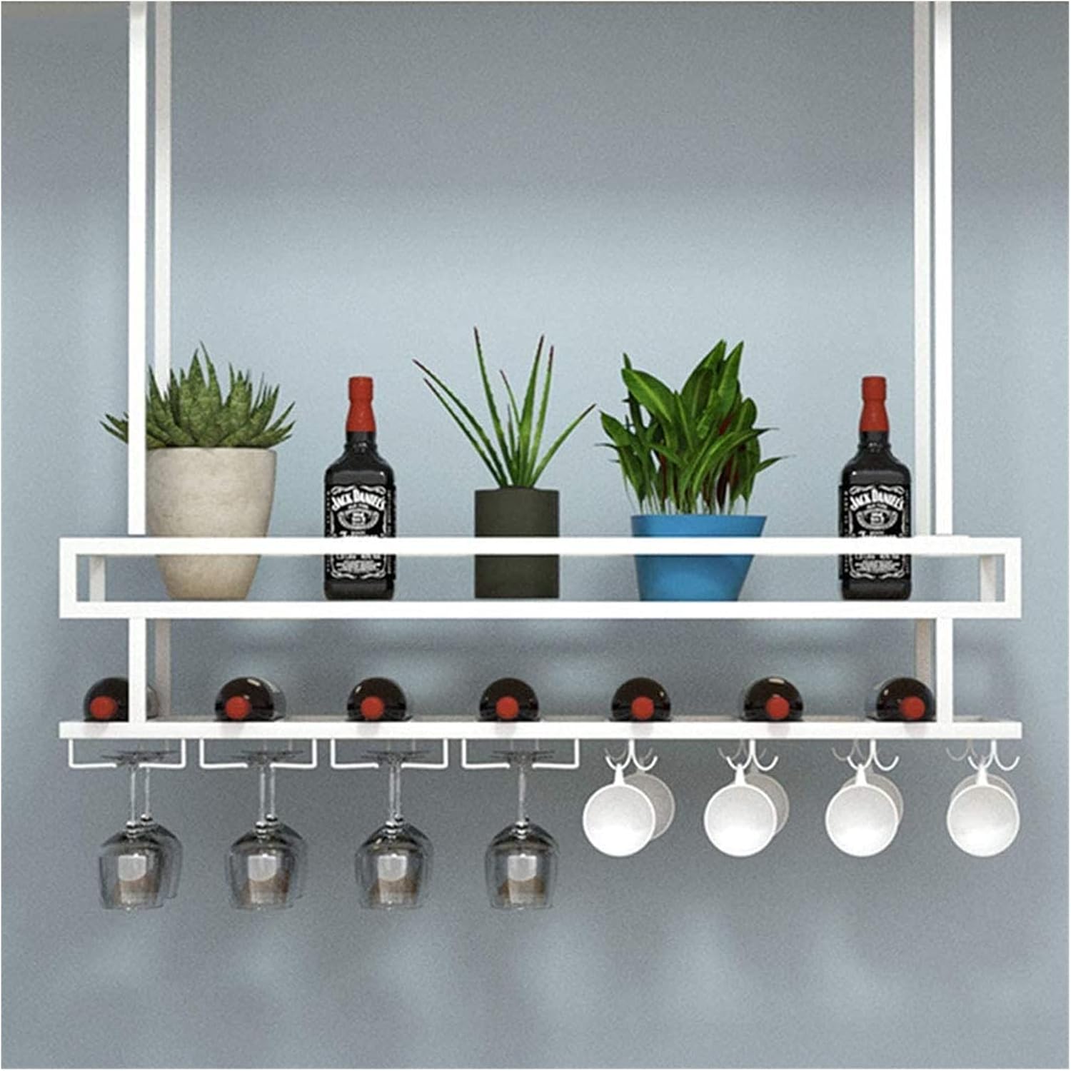 ALDEPO Wall-Mounted Wine Rack Rack for Bar Kitchen Living Room