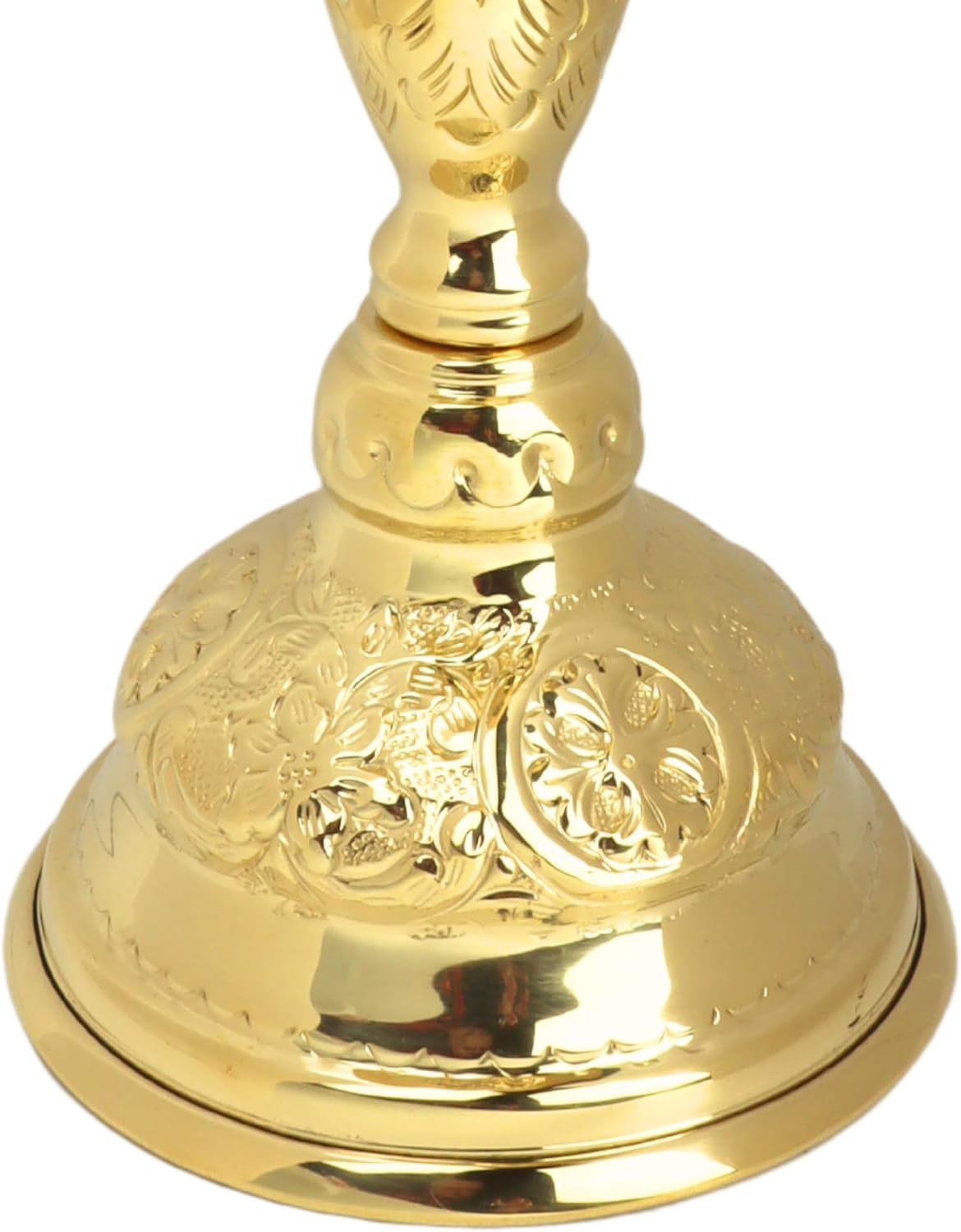 Needzo High Polished Brass Chalice and Paten Set