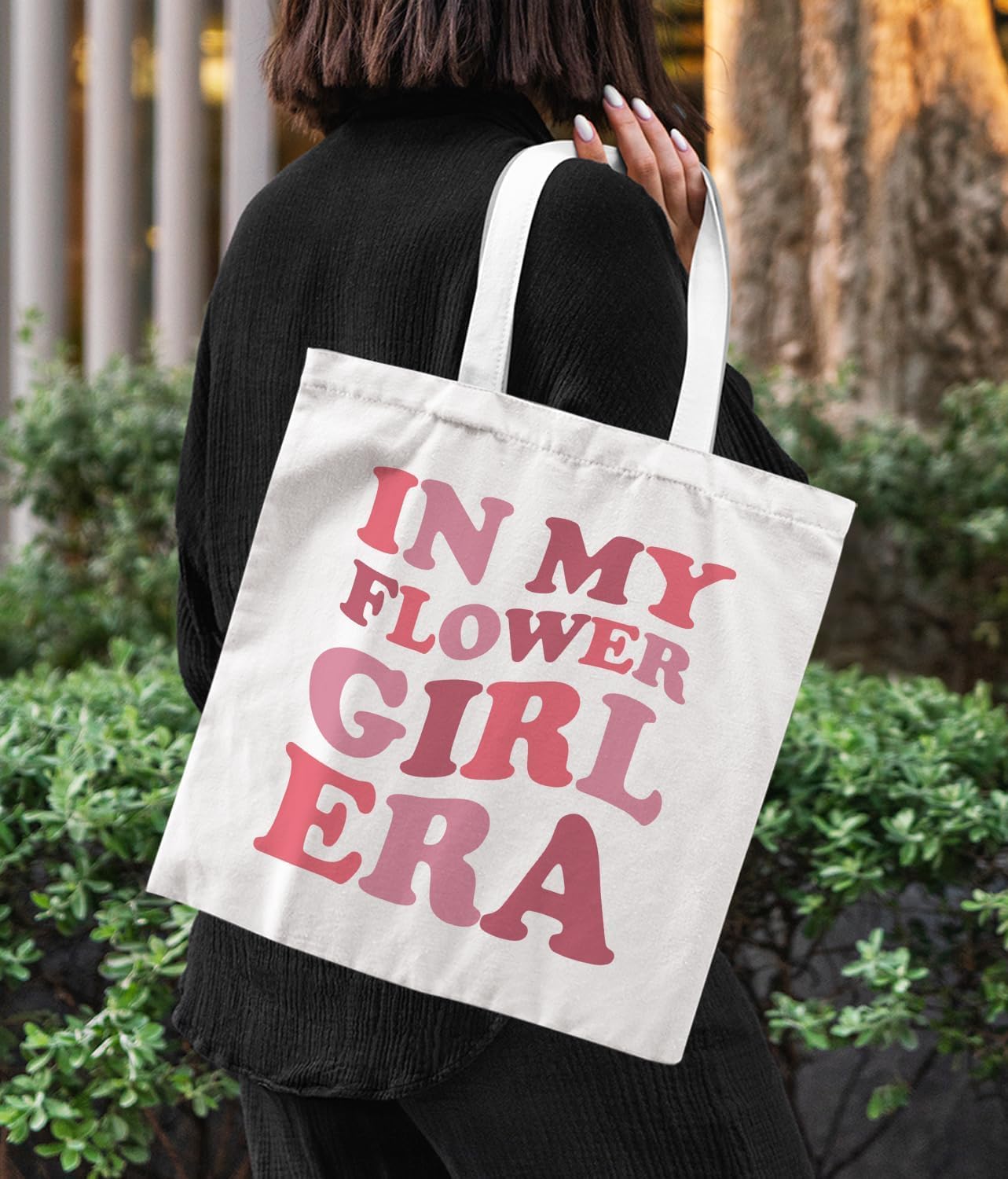 Zeghk NaZaUK Flower Girl Proposal Tote Bag