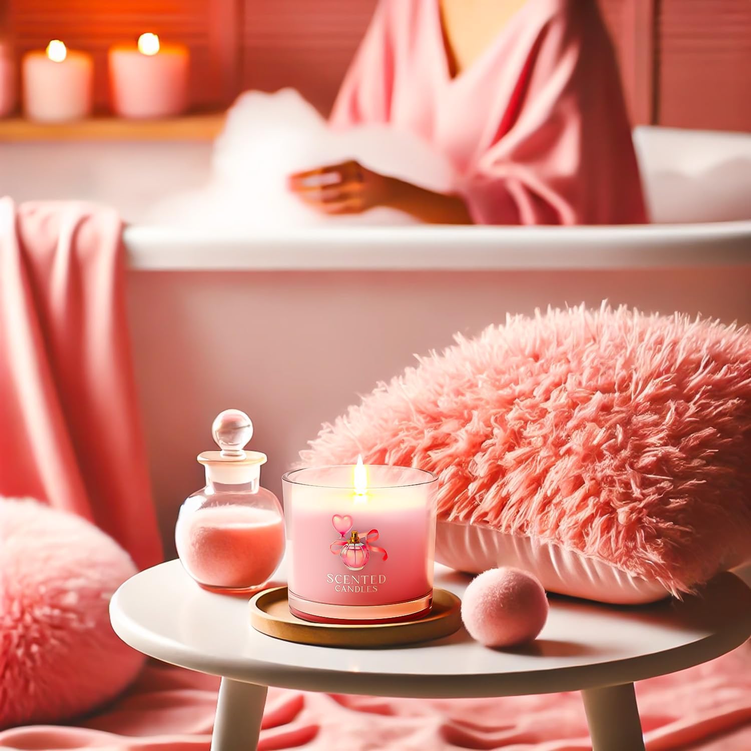 Scented Candle Gift Set for Stress Relief