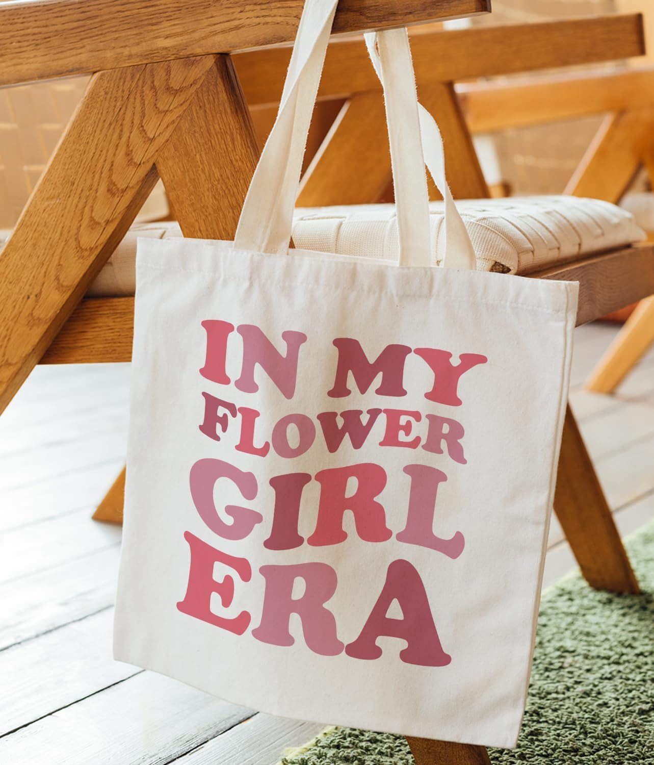 Zeghk NaZaUK Flower Girl Proposal Tote Bag