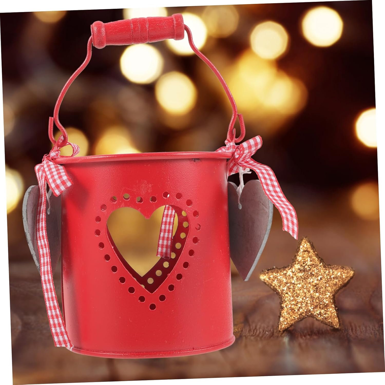 Hollow Heart Candy Bucket for Wedding Parties