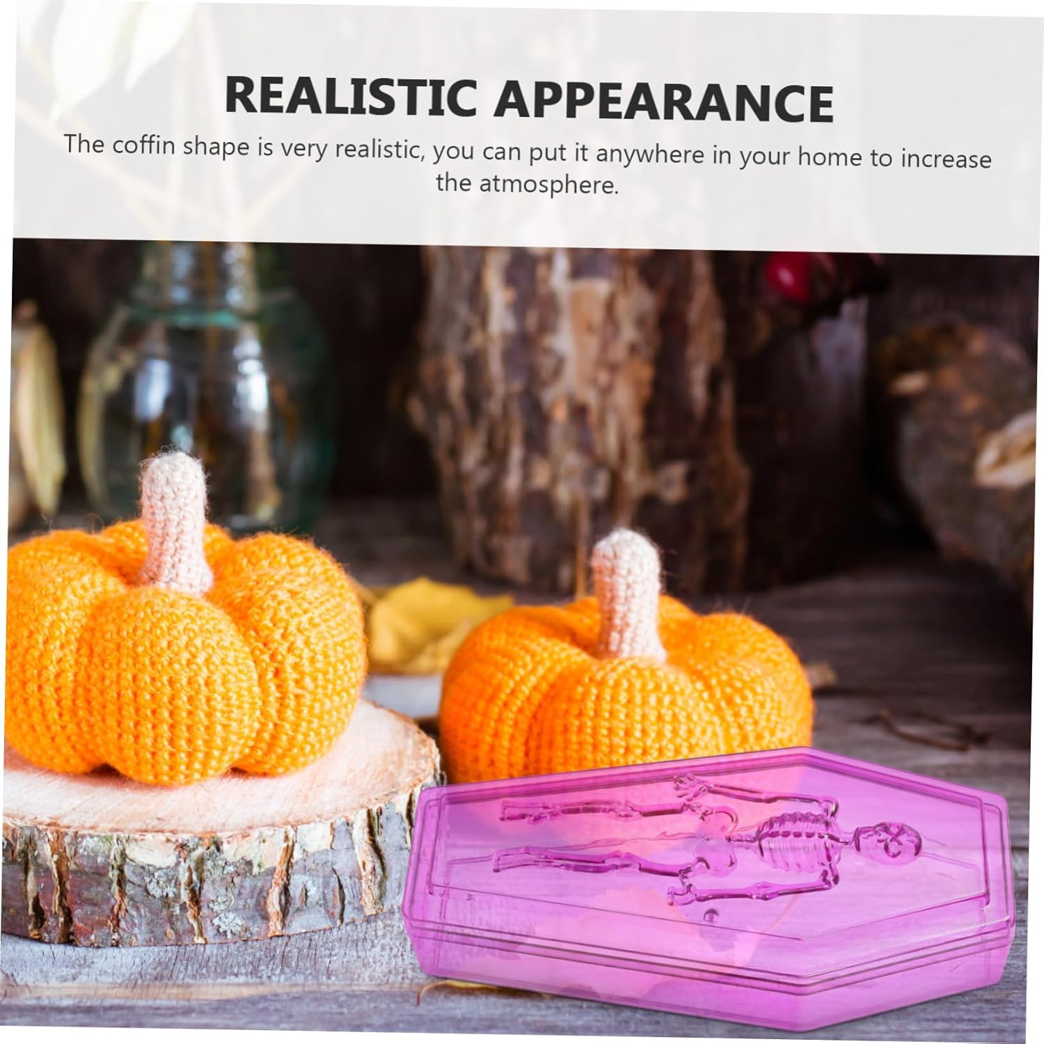 Unomor Halloween Candy Box Coffin Design