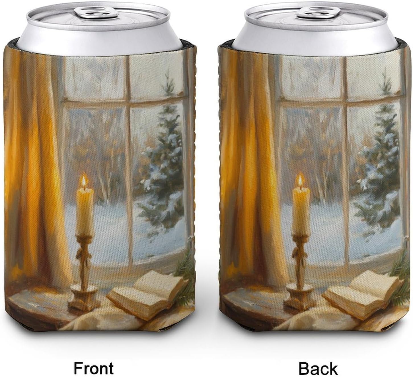 Beer Can Cooler Sleeve for Christmas Party and Beach Events