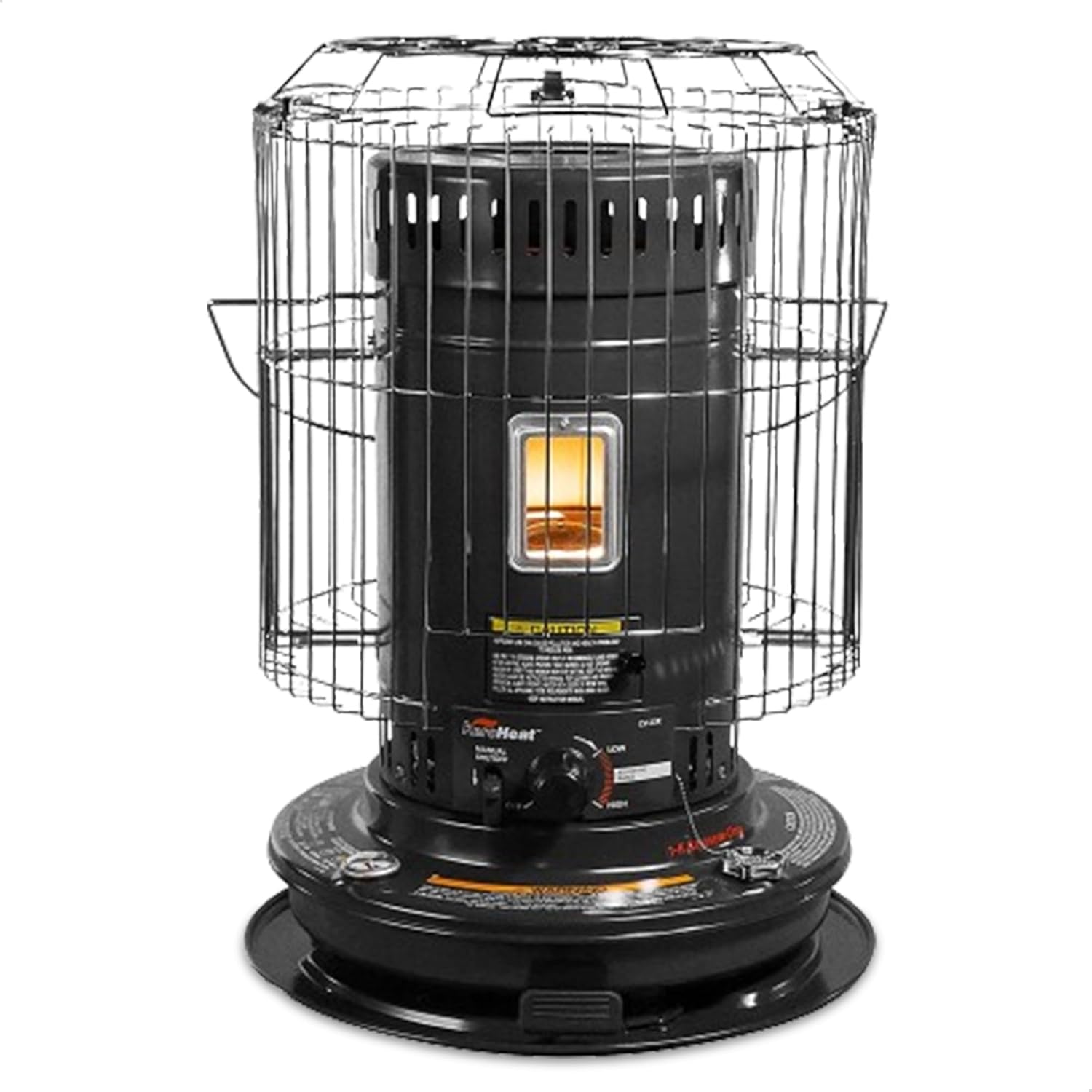 KeroHeat Sengoku Kerosene Heater 23500 BTU Portable Black