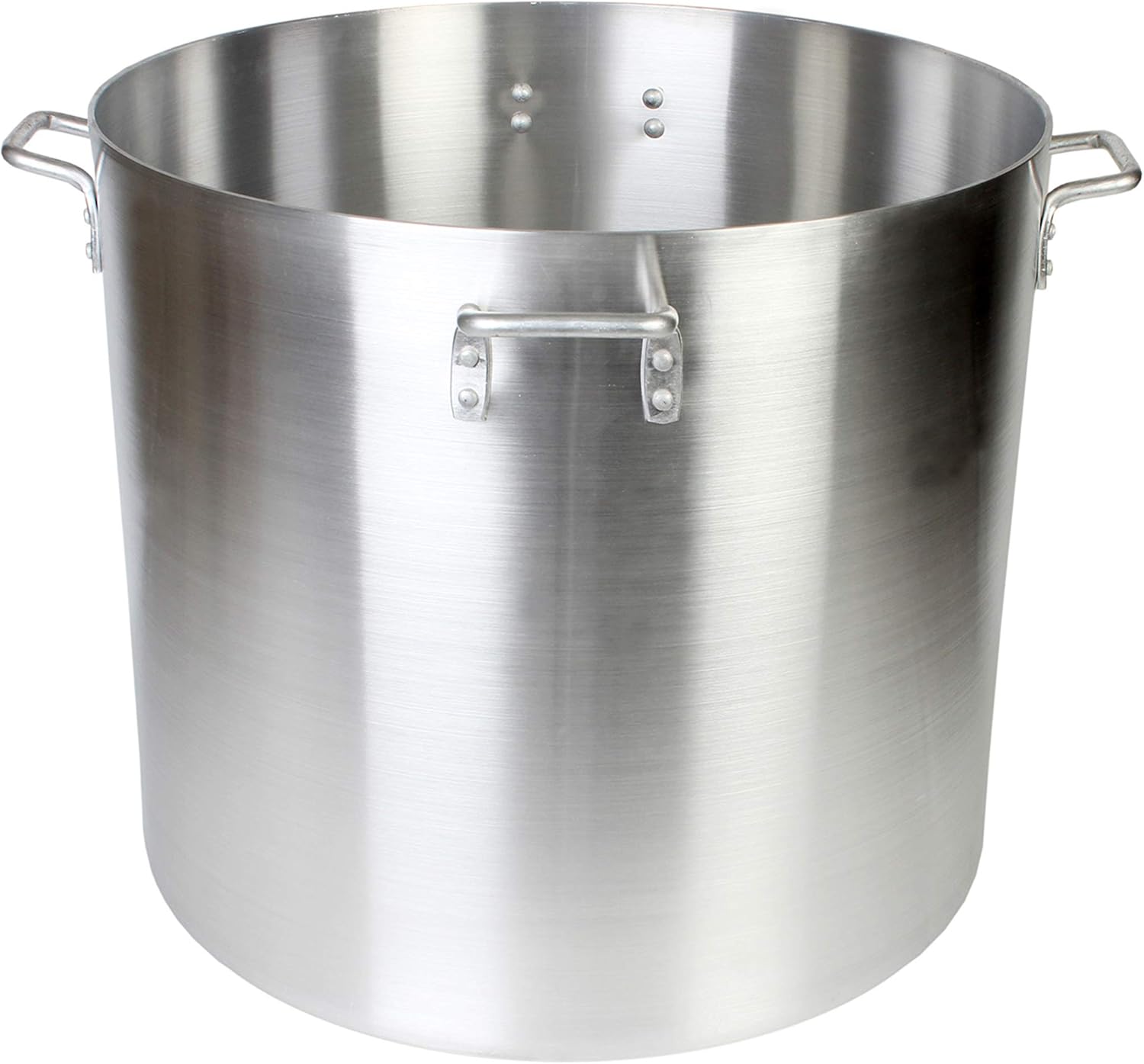Restaurant Essentials 160 Quart Aluminum Stock Pot with Riveted Handles