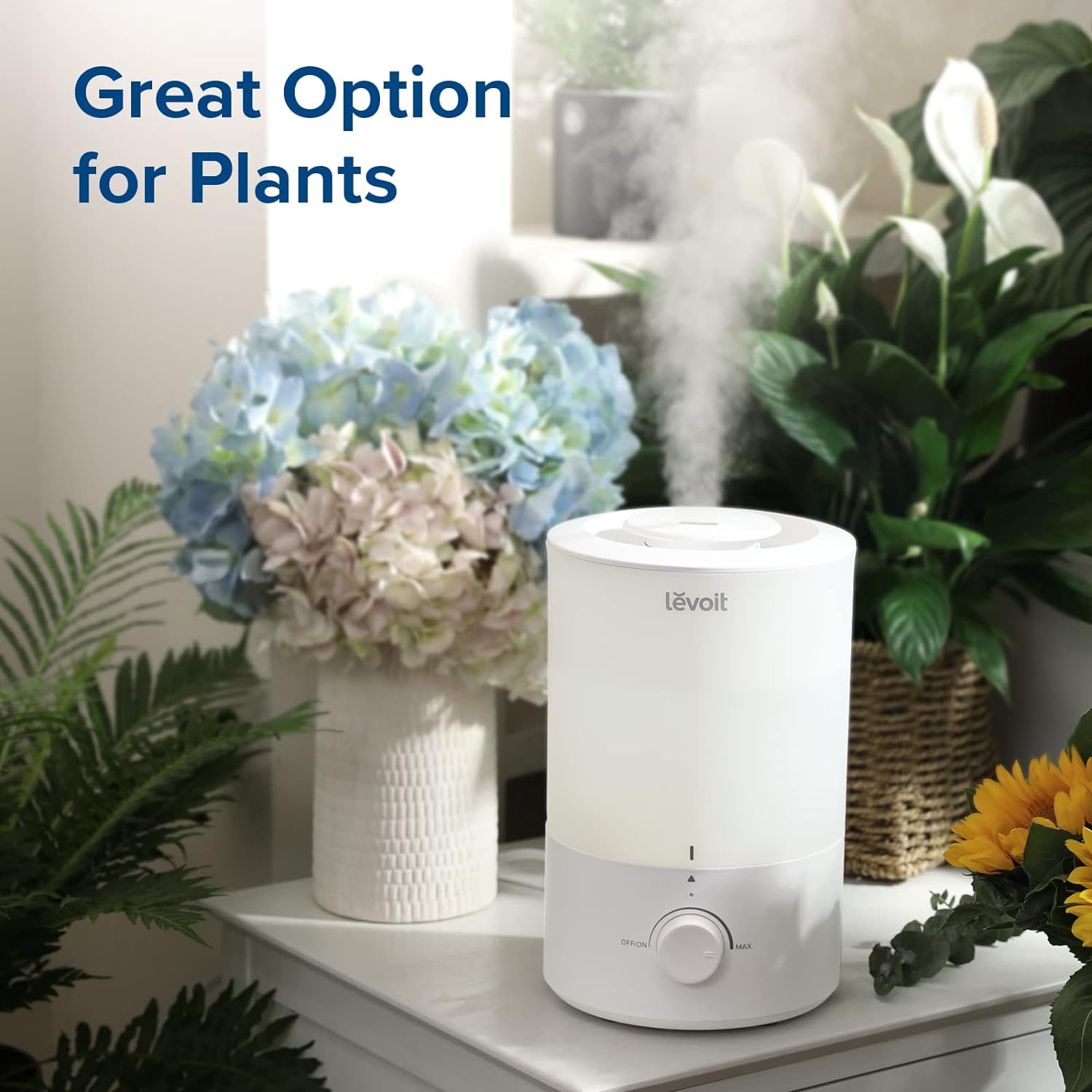 LEVOIT Humidifier Cool Mist Top Fill for Bedroom