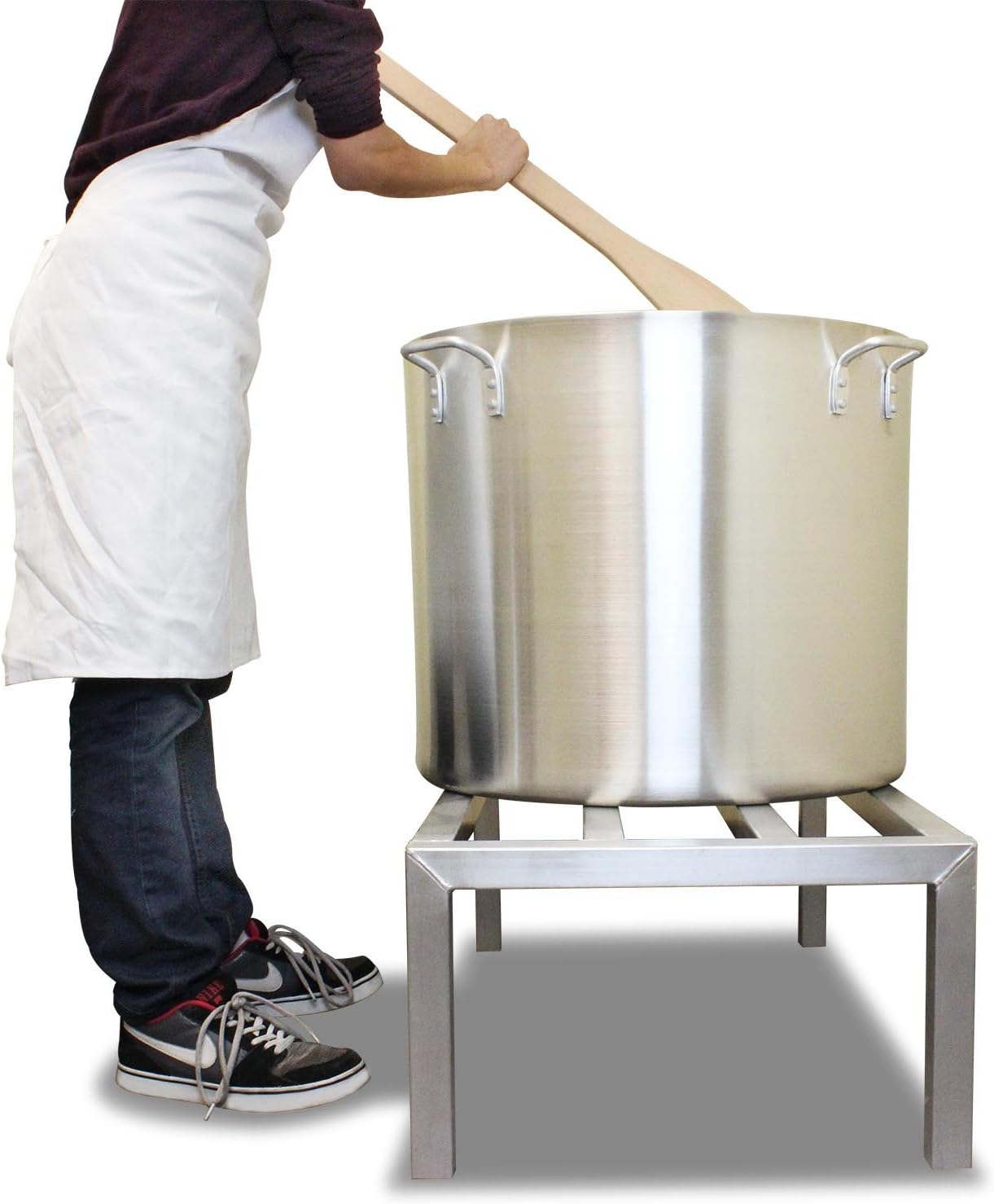 140 Quart Aluminum Stock Pot with Handles