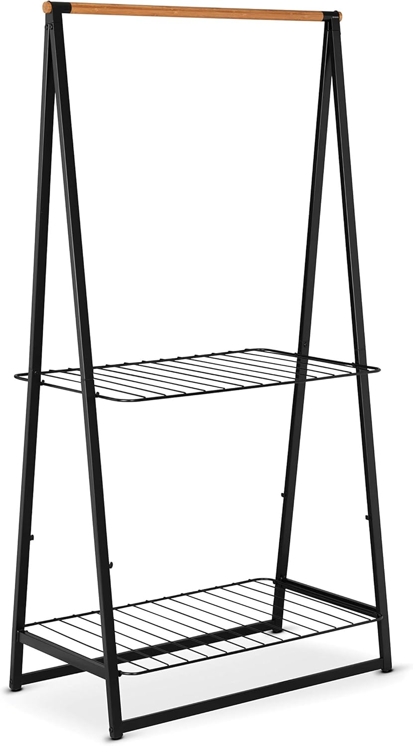 Brabantia Linn Clothes Rack Multi Functional Space Saver Black Large