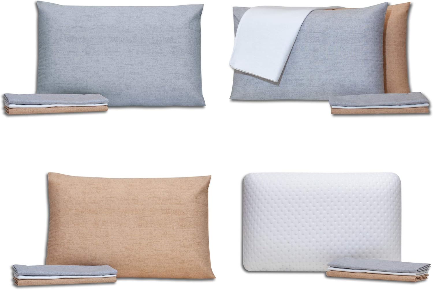 ProComf Travel and Camping Memory Foam Pillow for All Ages