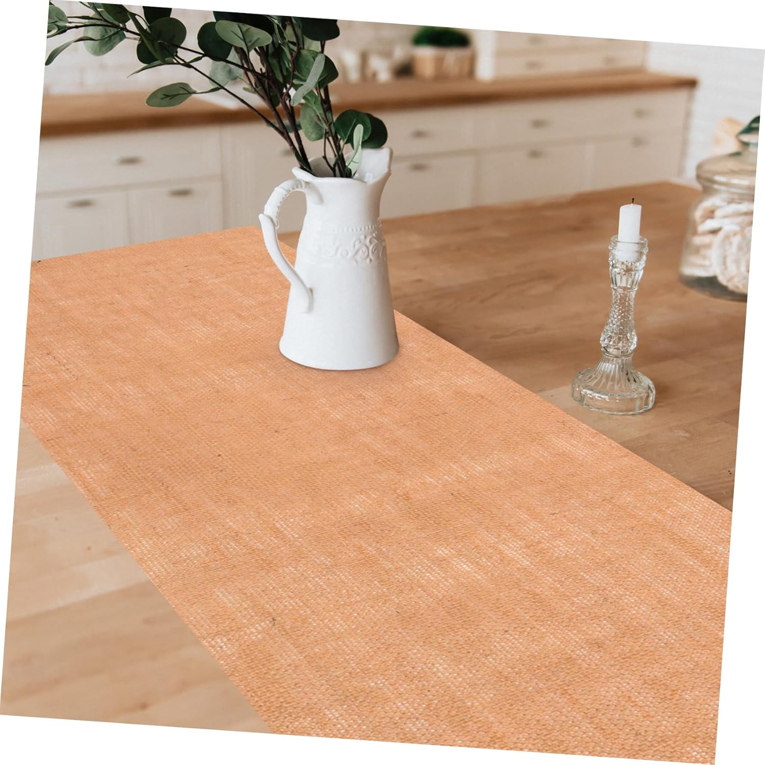 Natural Linen Table Runner for Wedding and Party Decor